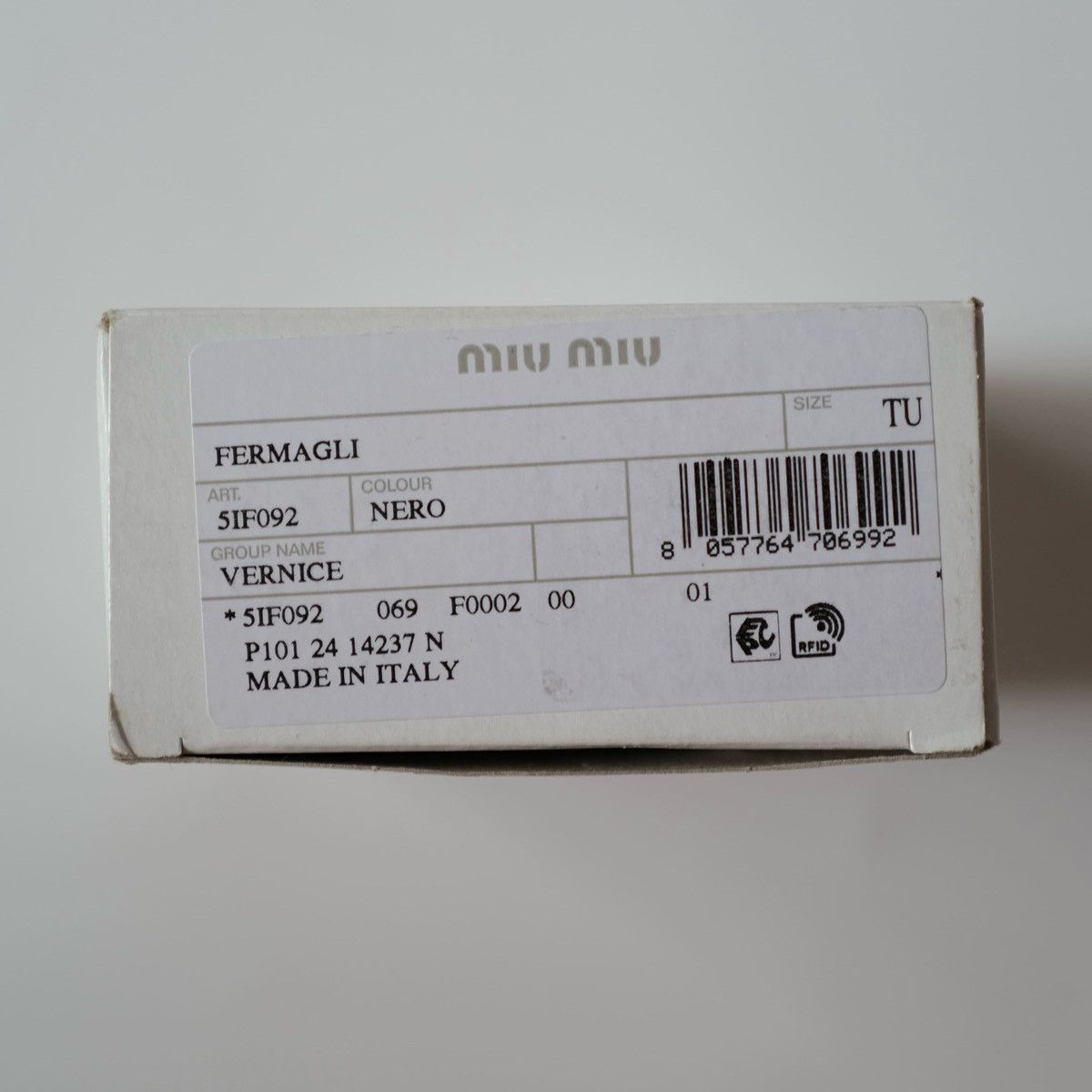Miu Miu MIU MIU Patent Leather Hair Clip BLACK Size ONE SIZE - 6 Thumbnail