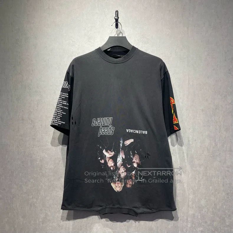 Balenciaga Balenciaga Inverted old splicing short sleeves Size US L / EU 52-54 / 3 - 1 Thumbnail