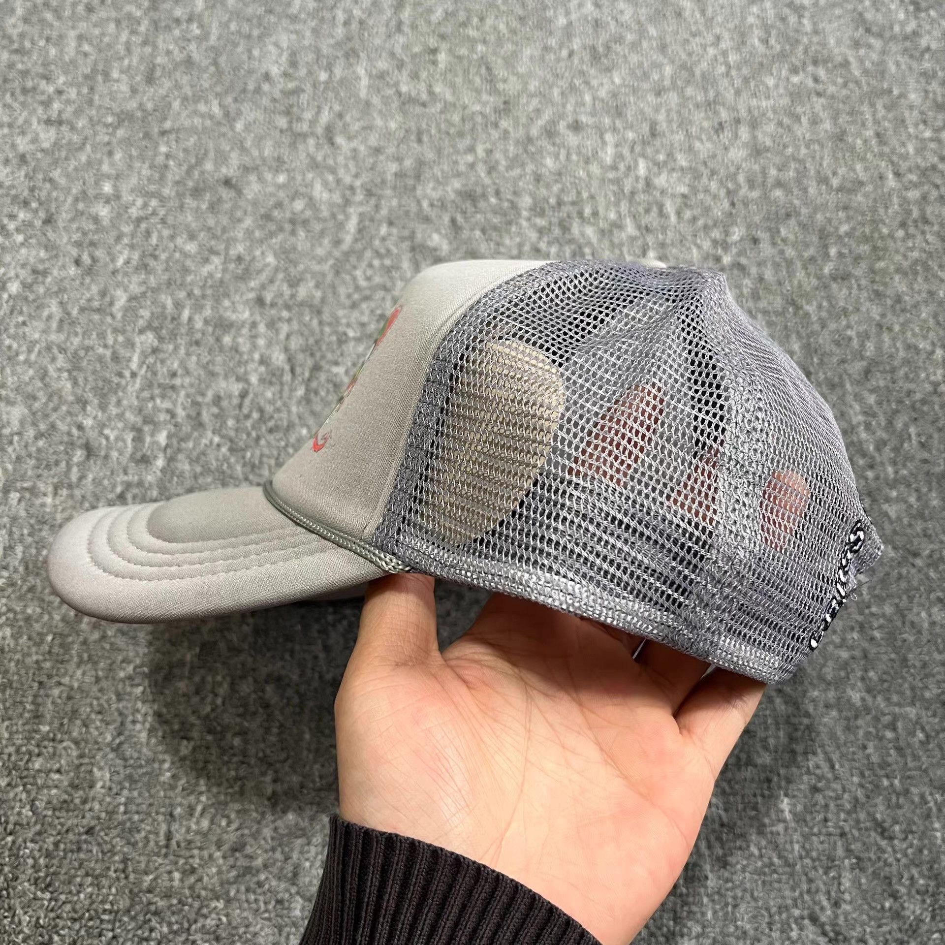 Cross Colours Cross Colours Curved Brim Mesh Trucker Baseball Cap Q7 Size ONE SIZE - 5 Thumbnail