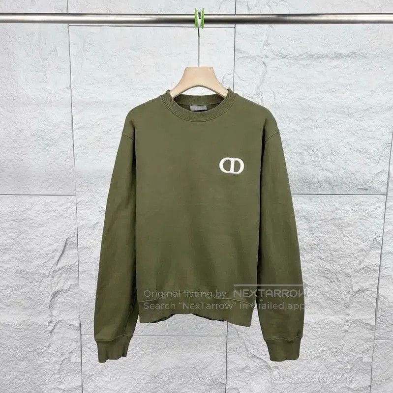 Dior Dior Green Cotton Men's Sweatshirt . Size US S / EU 44-46 / 1 - 1 Thumbnail
