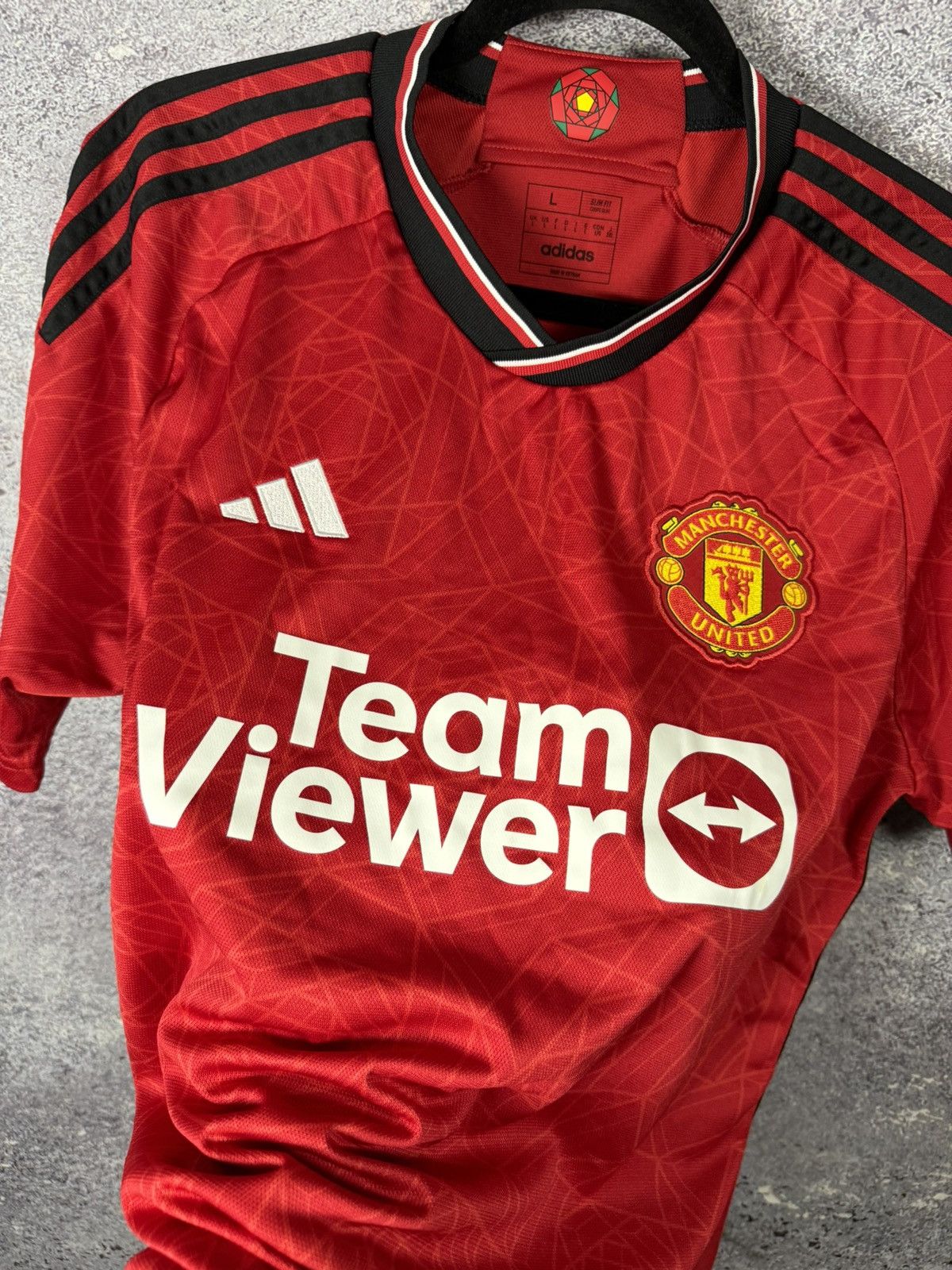 Adidas × Vintage Vintage Manchester United 2023/24 Adidas Soccer Jersey Large Size US L / EU 52-54 / 3 - 11 Thumbnail