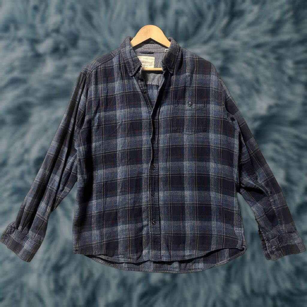 Weatherproof Weatherproof Mens Button-Up Shirt Plaid Black Size L Casual Classic Outdoor Pockets Fall Winter Spring Vintage No (adjusted to constraints?) Size US L / EU 52-54 / 3 - 1 Thumbnail