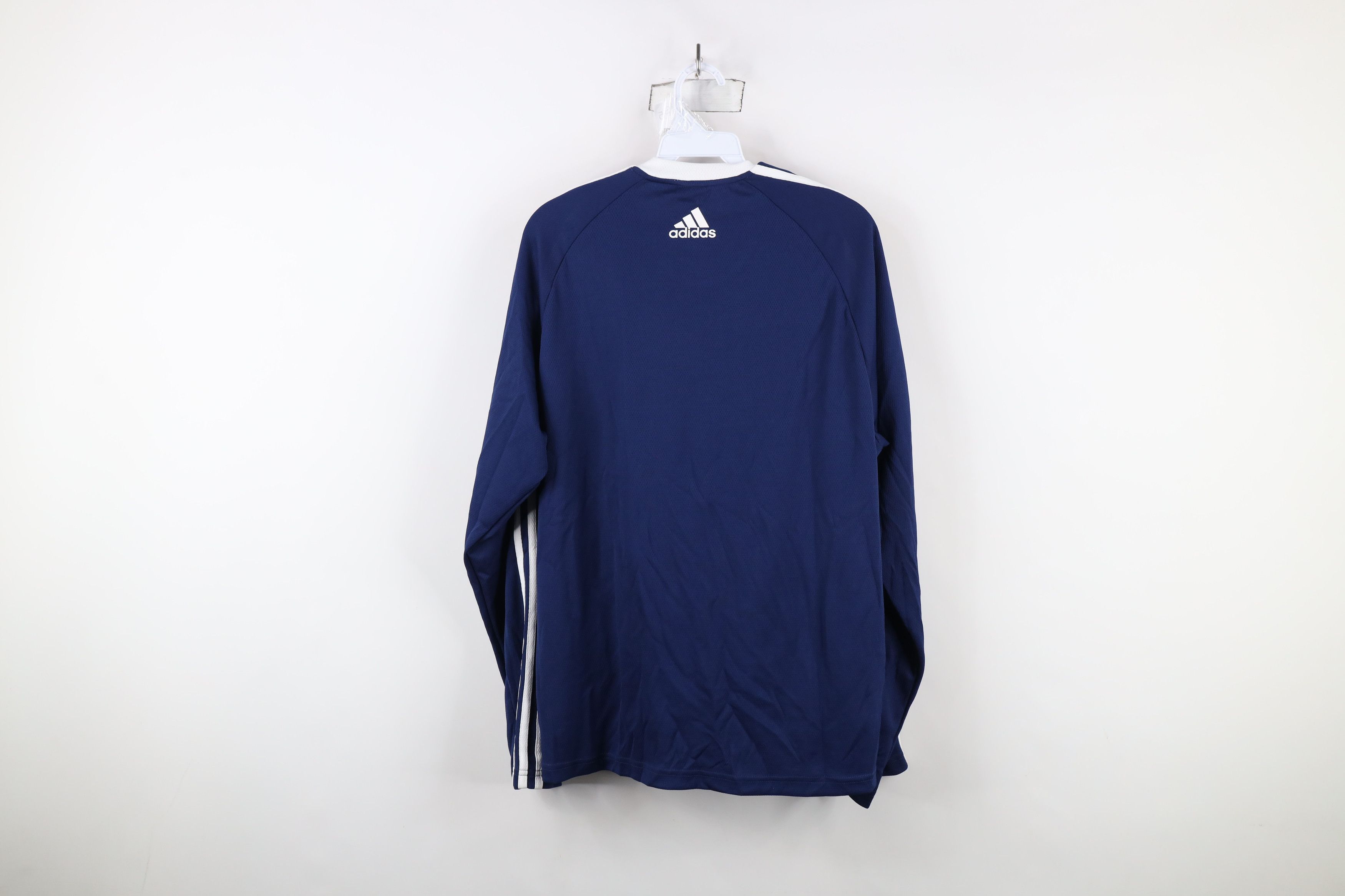 Adidas × Vintage Vintage Adidas Striped Long Sleeve Soccer Football Jersey Size US L / EU 52-54 / 3 - 12 Thumbnail