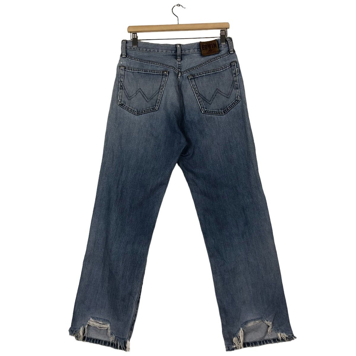 Japanese Brand × Vintage 🔥VINTAGE BIKER DENIM JEANS EDWIN JAPAN ISSEY MIYAKE Size US 32 / EU 48 - 8 Thumbnail