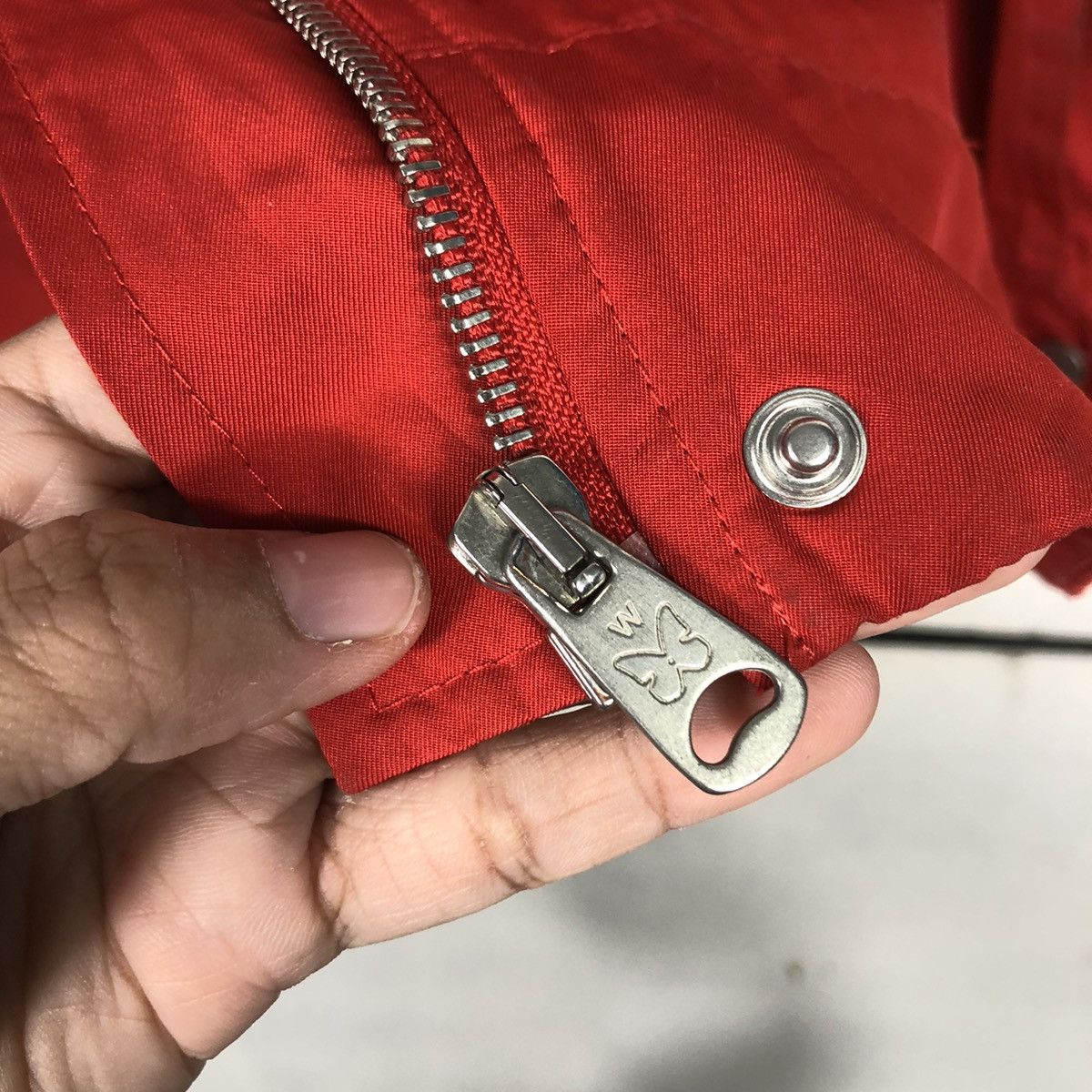Japanese Brand 📌Rich Red Chore Zipper Jacket Max Mara Weekend Size US M / EU 48-50 / 2 - 18 Thumbnail