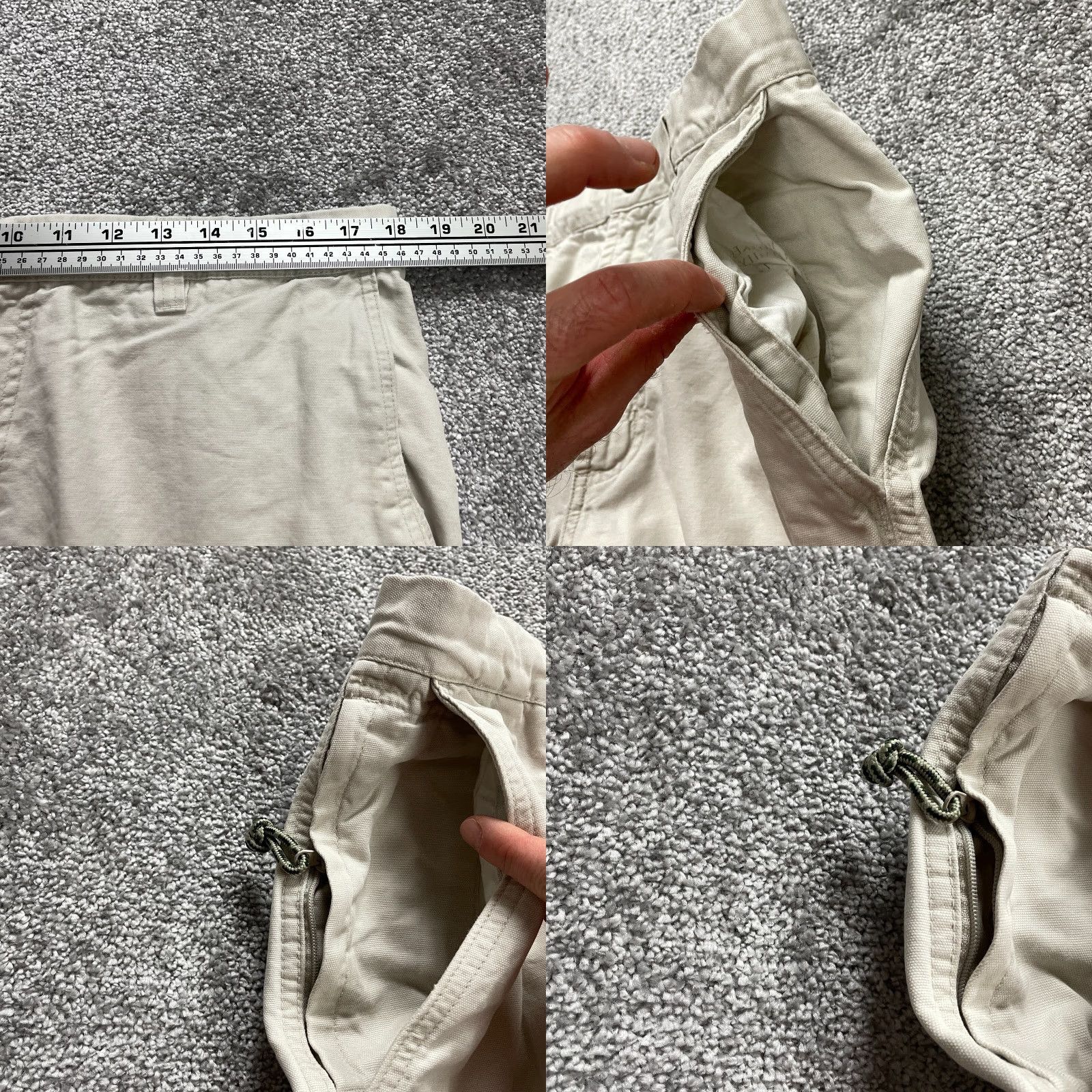 Vintage Columbia Chino Pants Mens 36 Light Beige Khaki Straight Slacks Pockets 36x30 Size US 36 / EU 52 - 9 Thumbnail