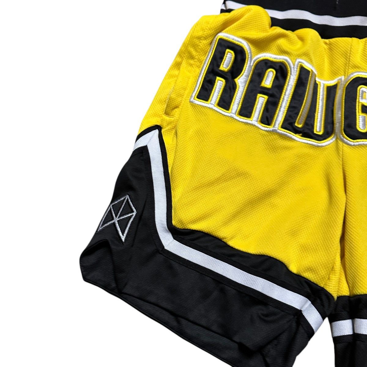 Other Mens Y2K RawGear Black Yellow Athletic Shorts Size US 28 / EU 44 - 6 Thumbnail