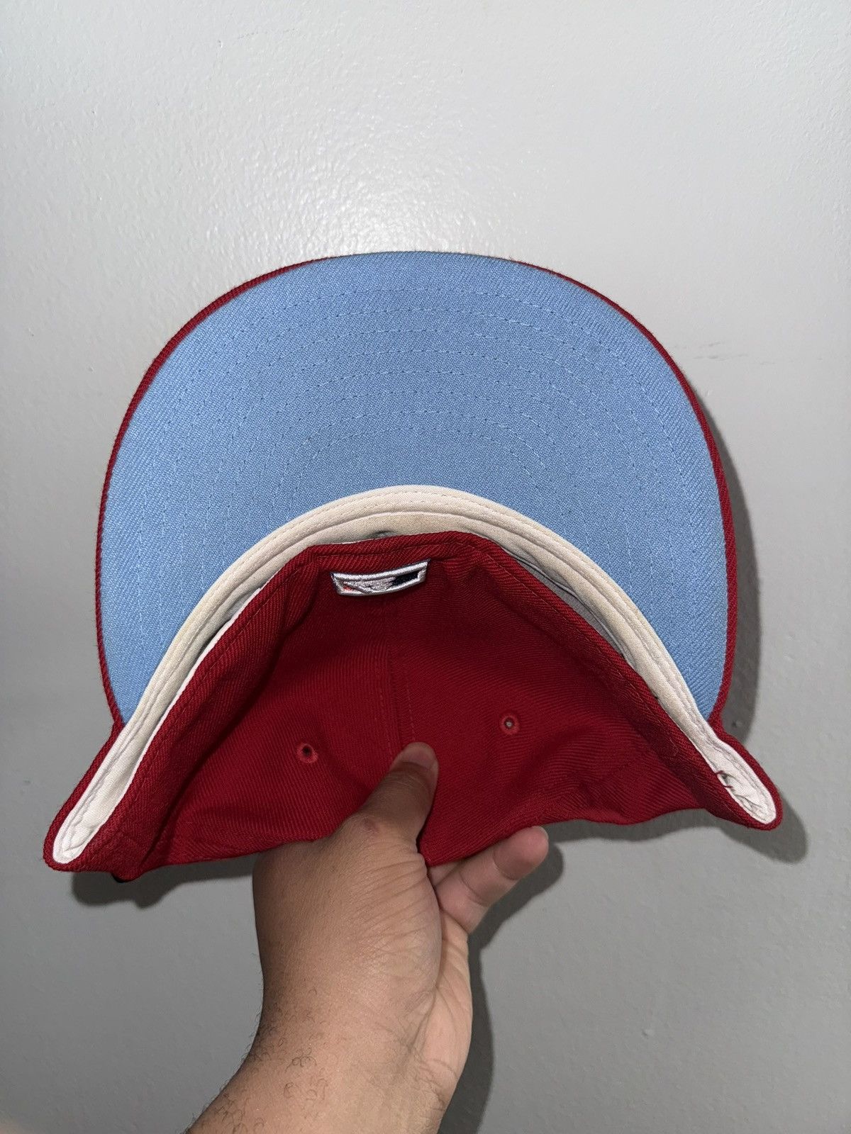 New Era Red Yankees fitted Size ONE SIZE - 2 Thumbnail