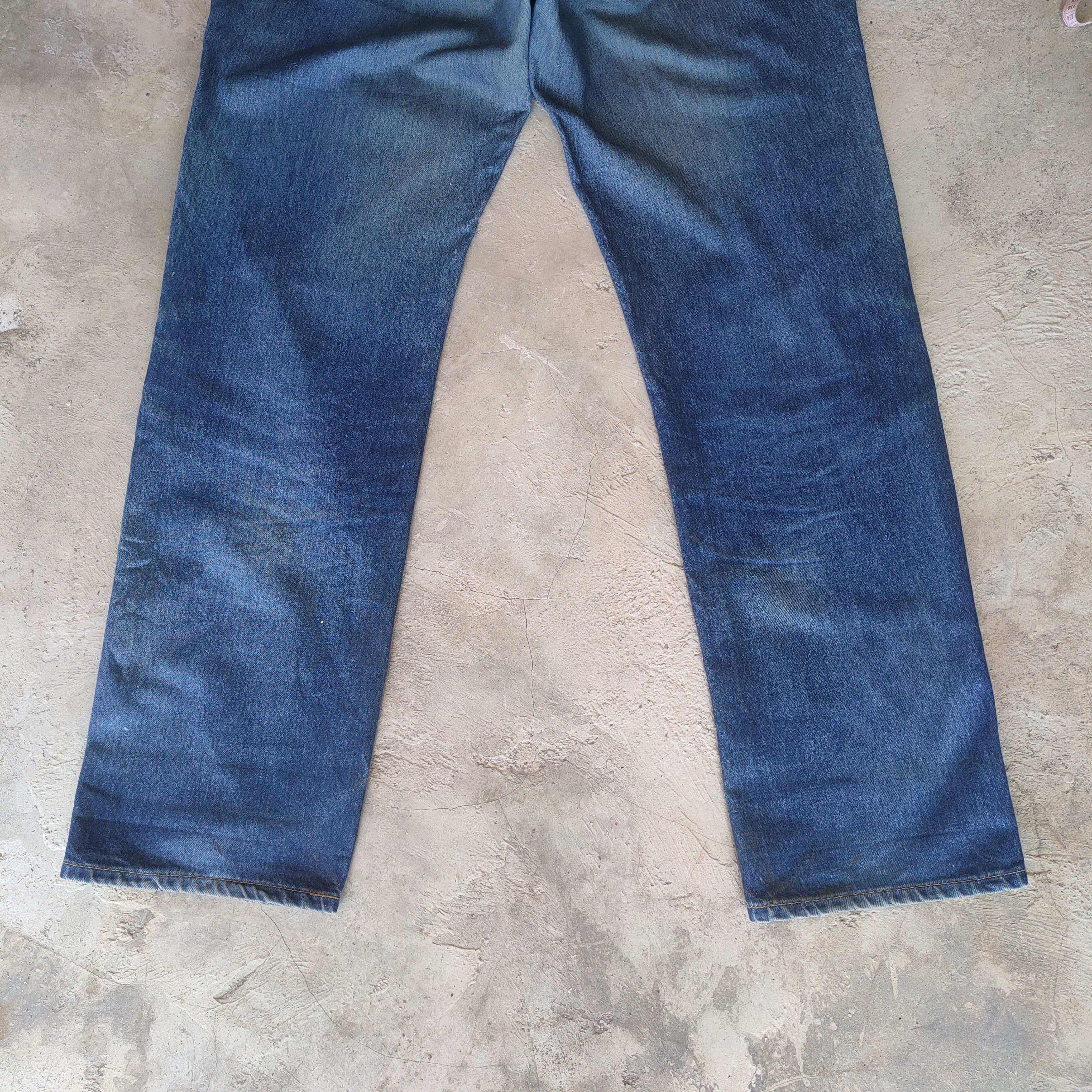 Jean × Lee W38 VINTAGE LEE FADED DISTRESSED JEAN PANTS Size US 38 / EU 54 - 11 Thumbnail