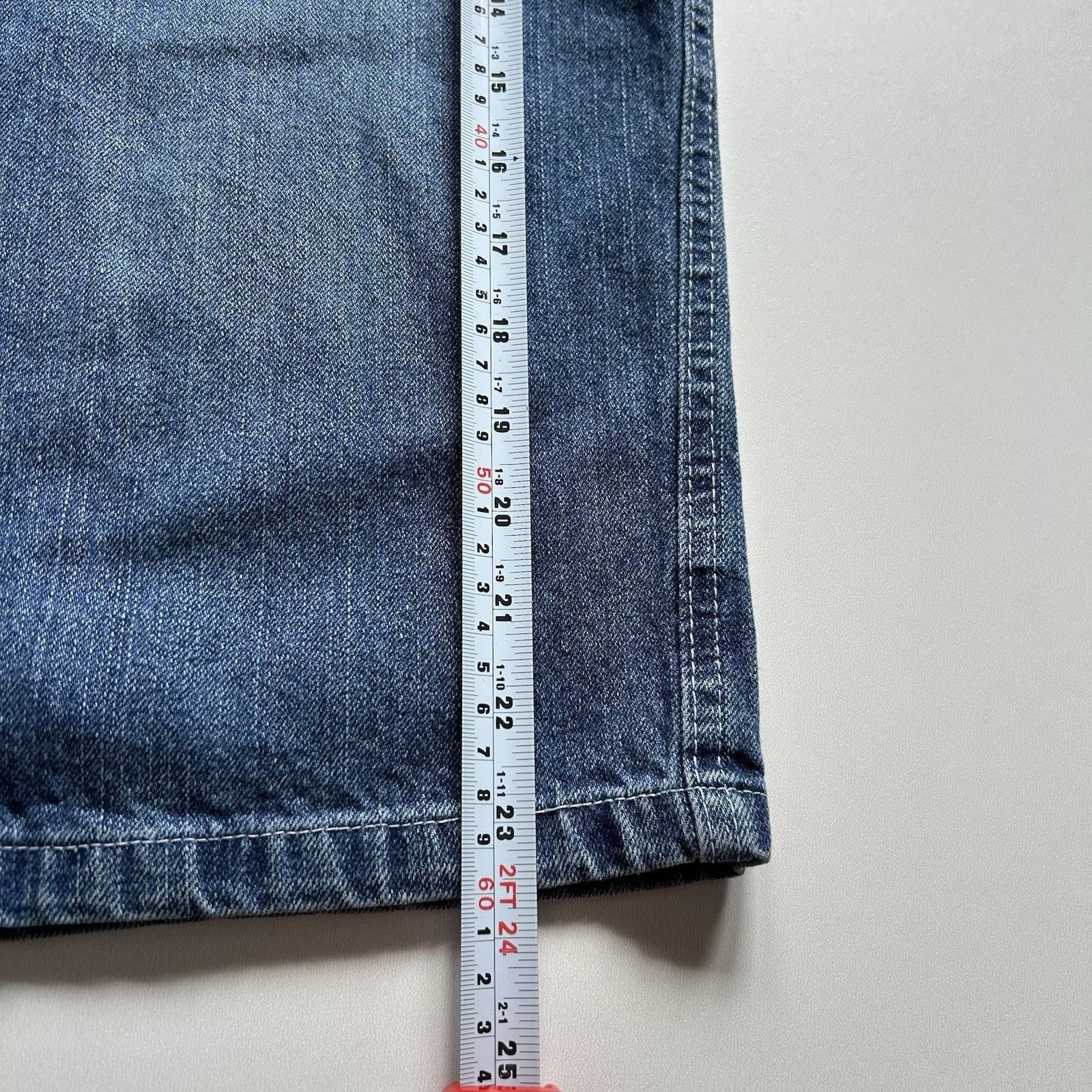 Vintage Vintage Exco Jorts Mens 28 Y2K Blue Denim Jean Shorts Baggy Size US 28 / EU 44 - 8 Thumbnail