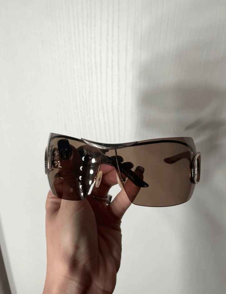 Dior DIOR Sunglasses Airspeed Mask Ski Wrap Shield Logo RI956 Size ONE SIZE - 2 Thumbnail