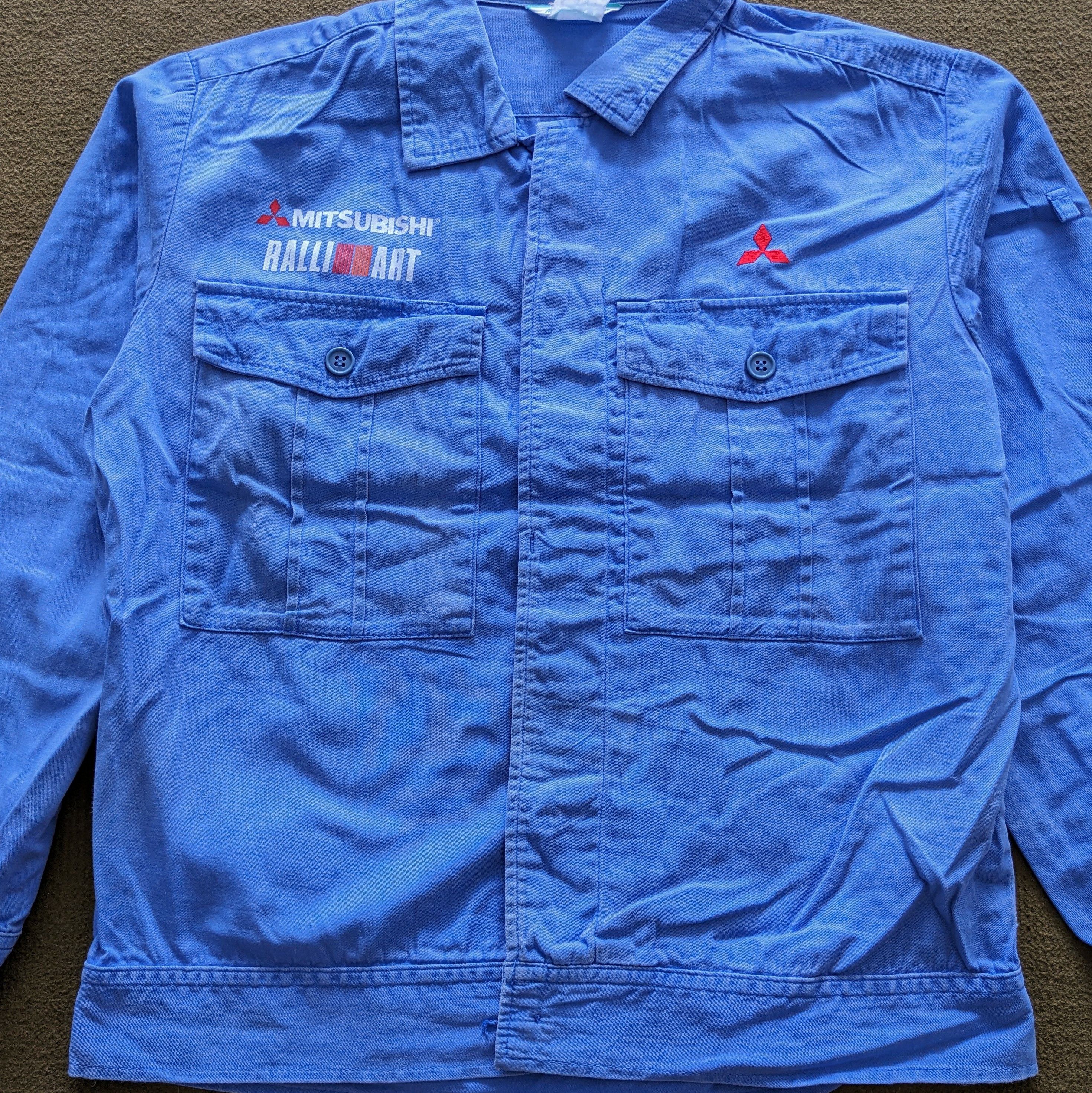 Japanese Brand Vintage MITSUBISHI RALLI ART Racing Uniform Custom Jacket Size US S / EU 44-46 / 1 - 2 Thumbnail