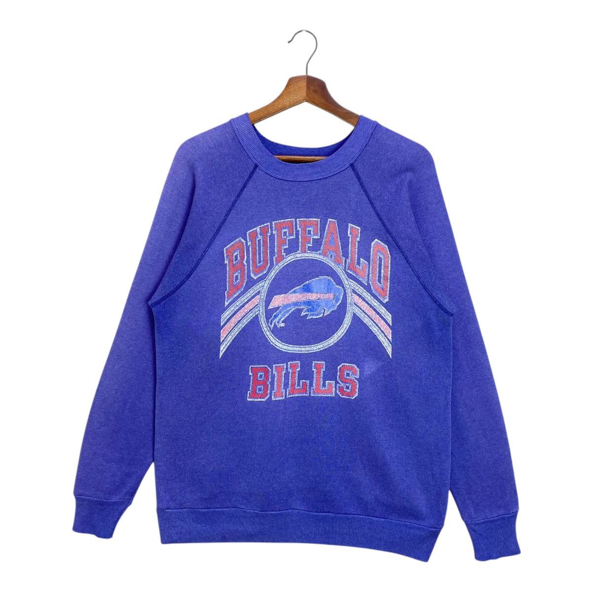 NFL Vintage 90s Buffalo Bills Sweatshirt Made In USA Size M Size US M / EU 48-50 / 2 - 1 Thumbnail