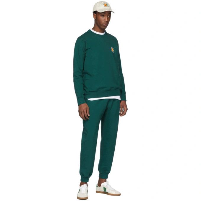 Casablanca Green Embroidered Orange Tennis Club Logo Sweatshirt Size US XS / EU 42 / 0 - 4 Thumbnail