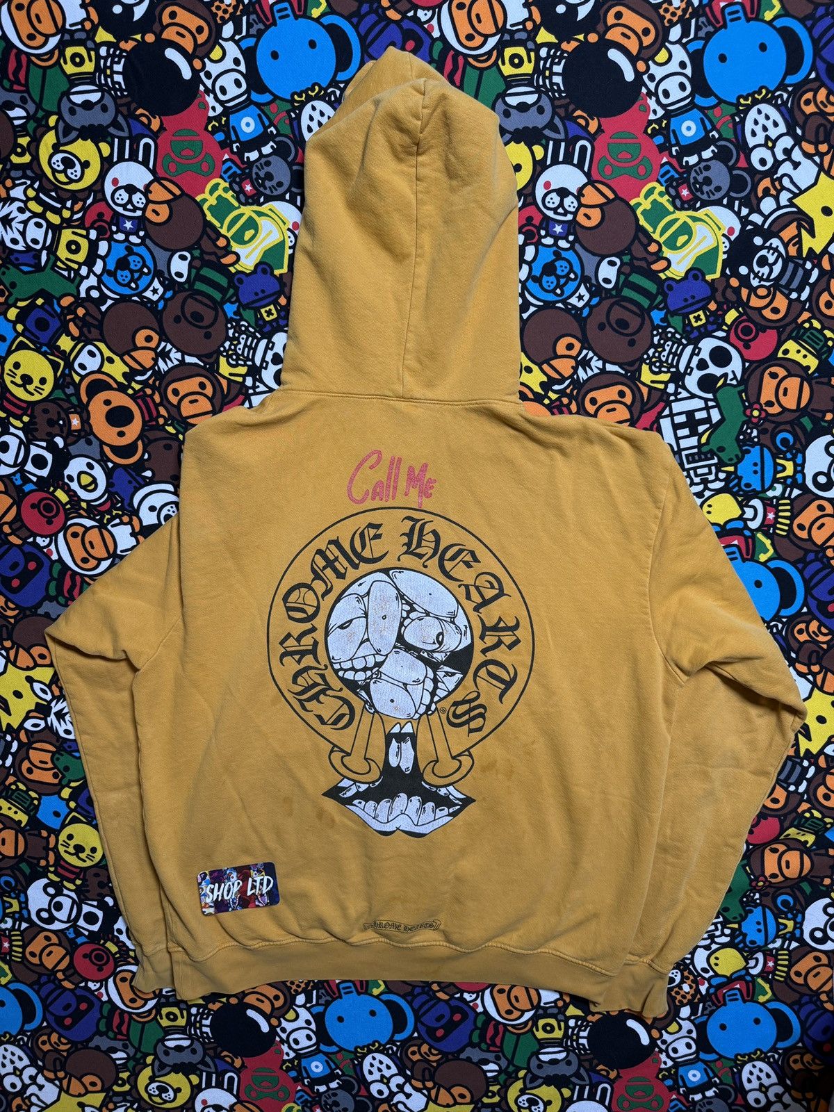 Chrome Hearts Chrome Hearts Mustard Matty Boy Call Me Pullover Hoodie Size US L / EU 52-54 / 3 - 1 Thumbnail