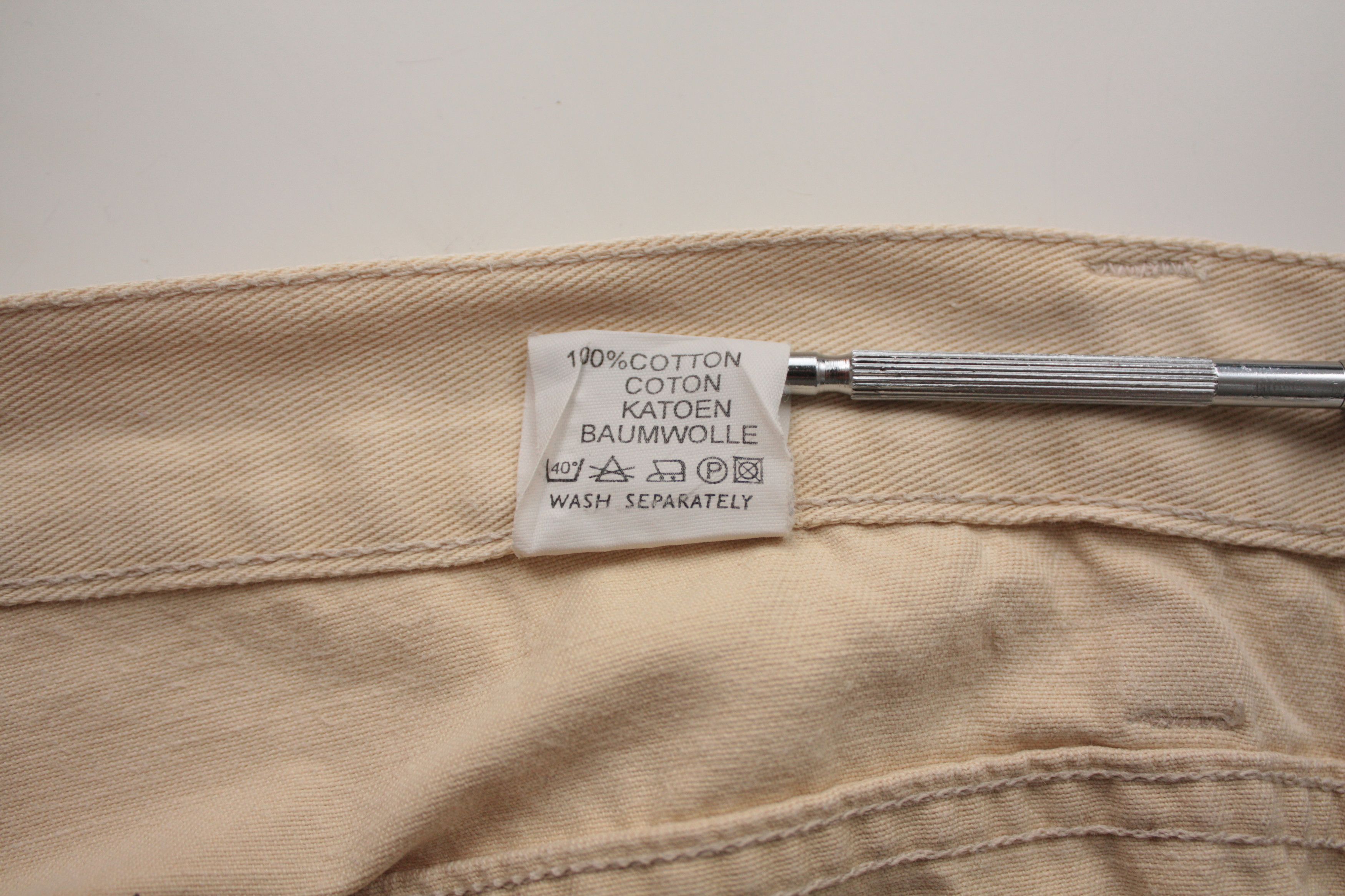 Versace Versace Sport Vintage Beige Denim Pants Men's Made In Italy Size US 34 / EU 50 - 9 Thumbnail
