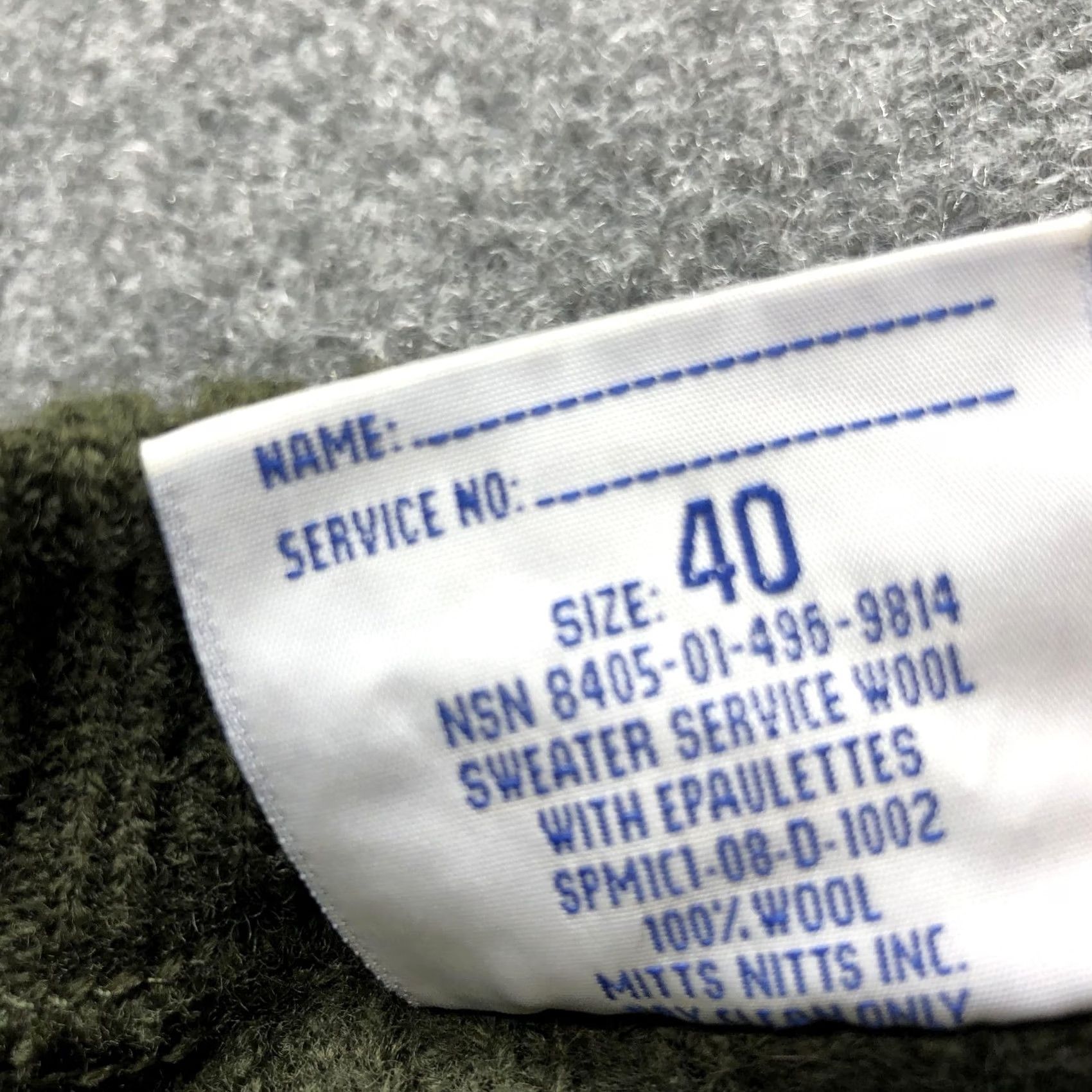 Commando DSCP Sweater Mens Medium Green Wool Crew Neck Pullover Army Military Winter Heavyweight Workwear Size US M / EU 48-50 / 2 - 5 Thumbnail