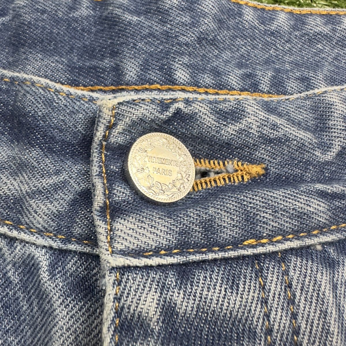 Vetements Vetements Haute Couture Baggy Blue 36x32 Denim Jeans Men’s Size US 36 / EU 52 - 3 Thumbnail