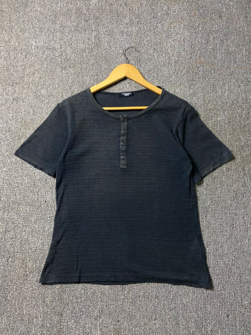 Tornado Mart Half Button Short Sleeve Tshirt (181)