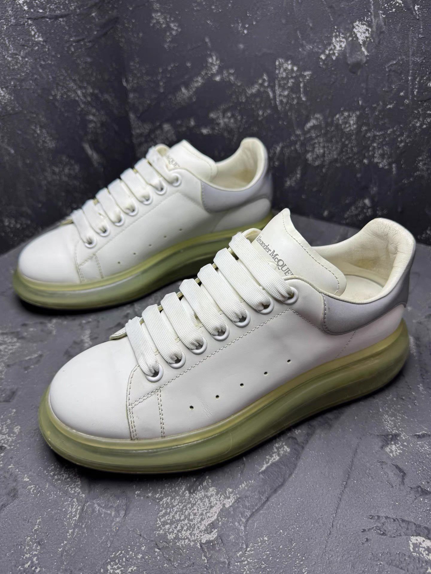Alexander McQueen Alexander McQueen White Transparent Air Cushion 3M Heel Q10 Size US 7.5 / EU 40-41 - 1 Thumbnail