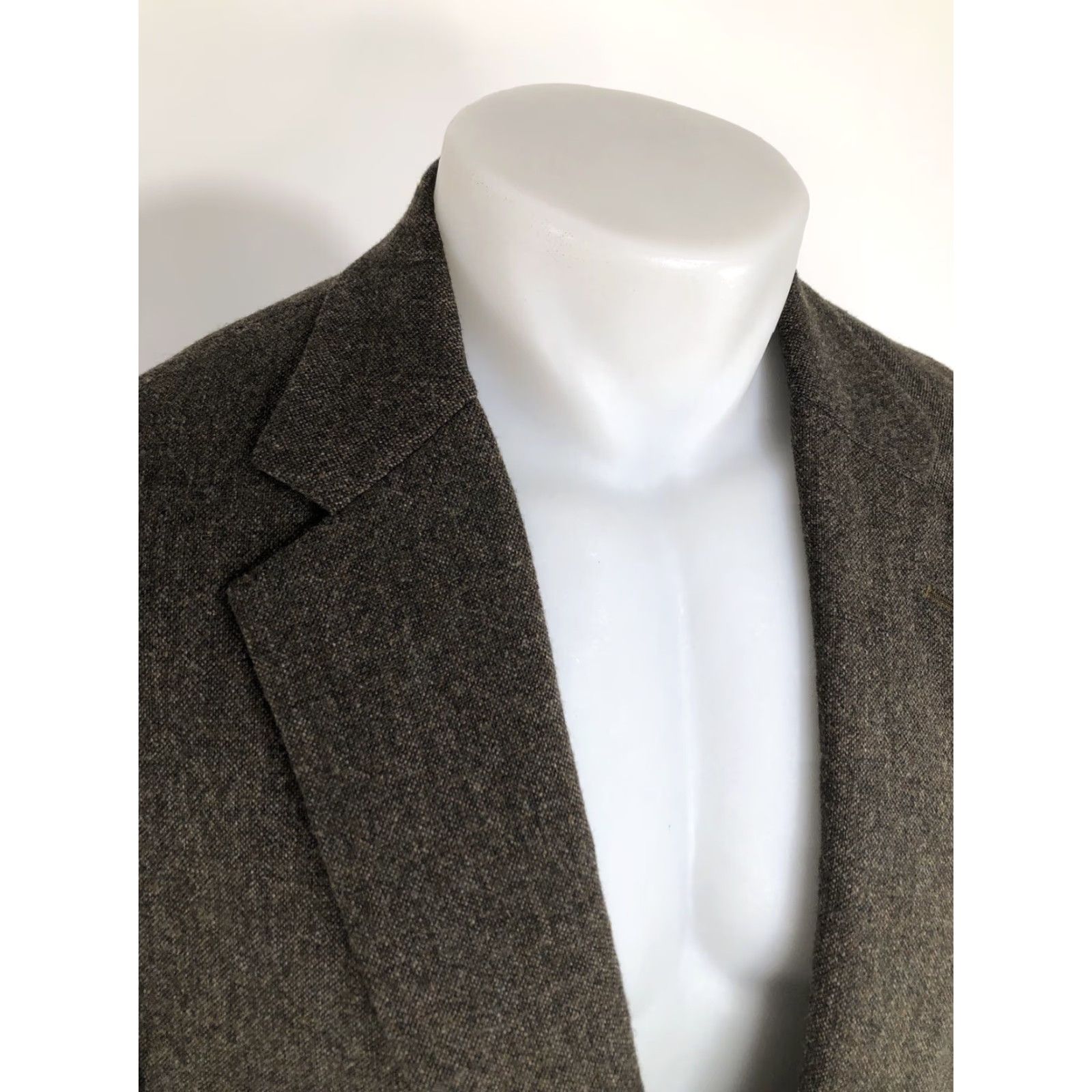 Brooks Brothers Brooks Brothers Blazer Mens 44R Lambswool Brown Blazer Jacket 100% Lambswool EXCELLENT J10 Size 44R - 3 Thumbnail