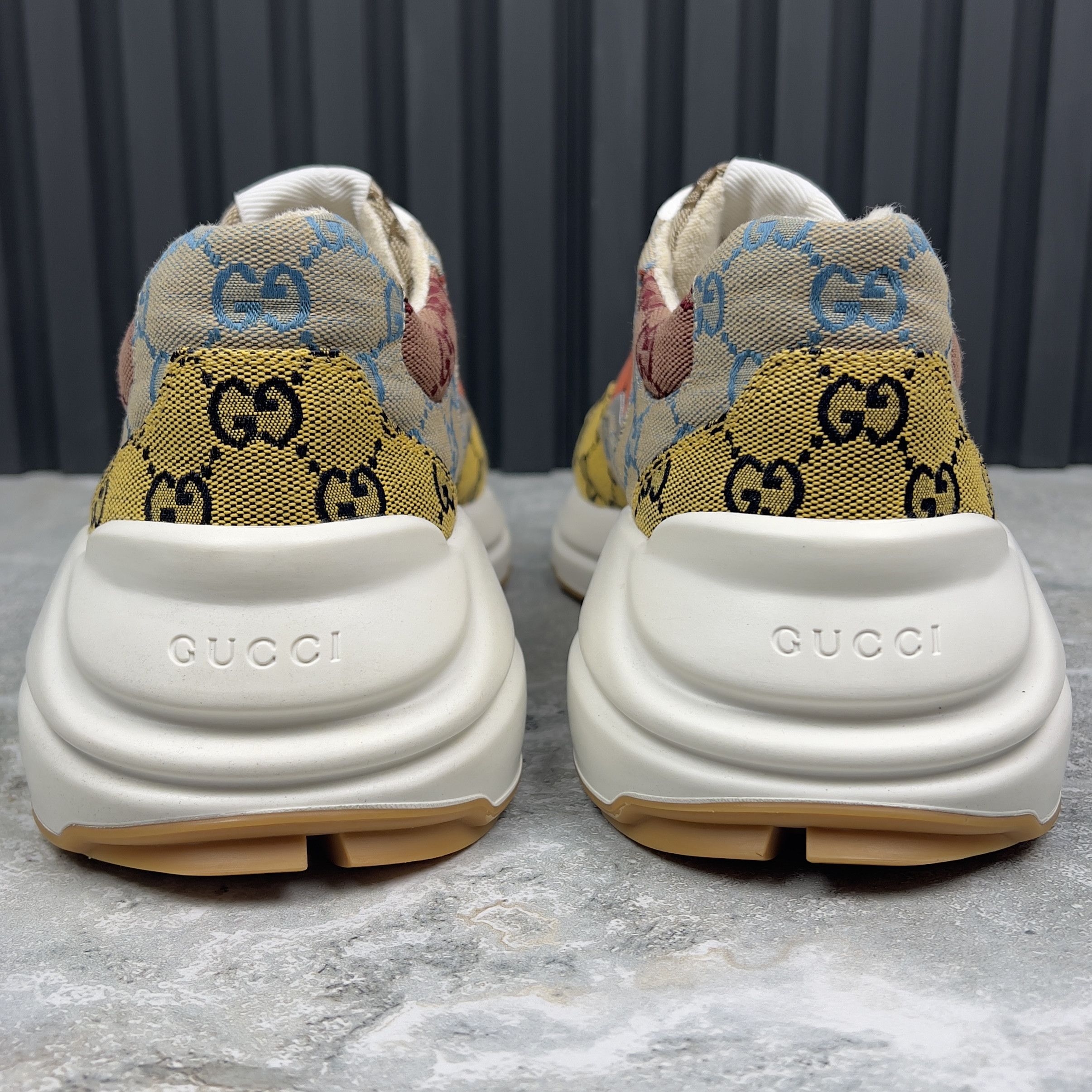 Gucci Gucci GG Rhyton Sneakers Canvas Fabric Size US 9.5 / EU 42-43 - 7 Thumbnail