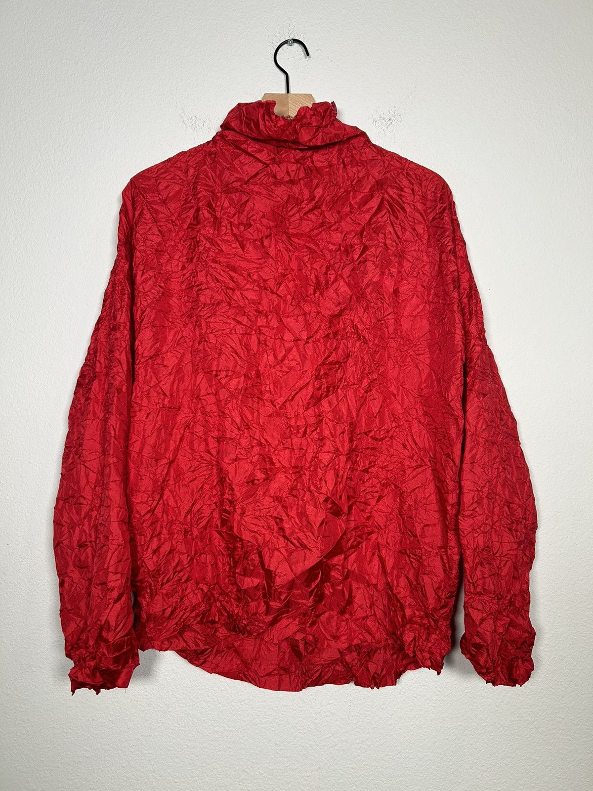 Issey Miyake Crinkled Funnel Neck Shirt Size US M / EU 48-50 / 2 - 3 Thumbnail