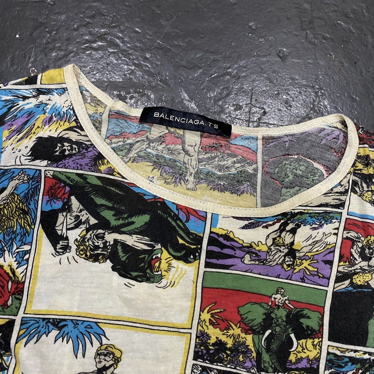 Balenciaga Balenciaga X Nicolas Ghesquière cartoon print shirt Size XS / US 0-2 / IT 36-38 - 2 Thumbnail