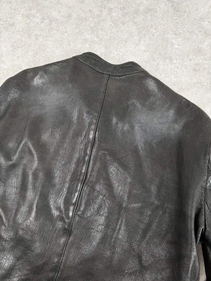 Emporio Armani SS2012 Emporio Armani Black Biker Leather Jacket Size US M / EU 48-50 / 2 - 7 Thumbnail