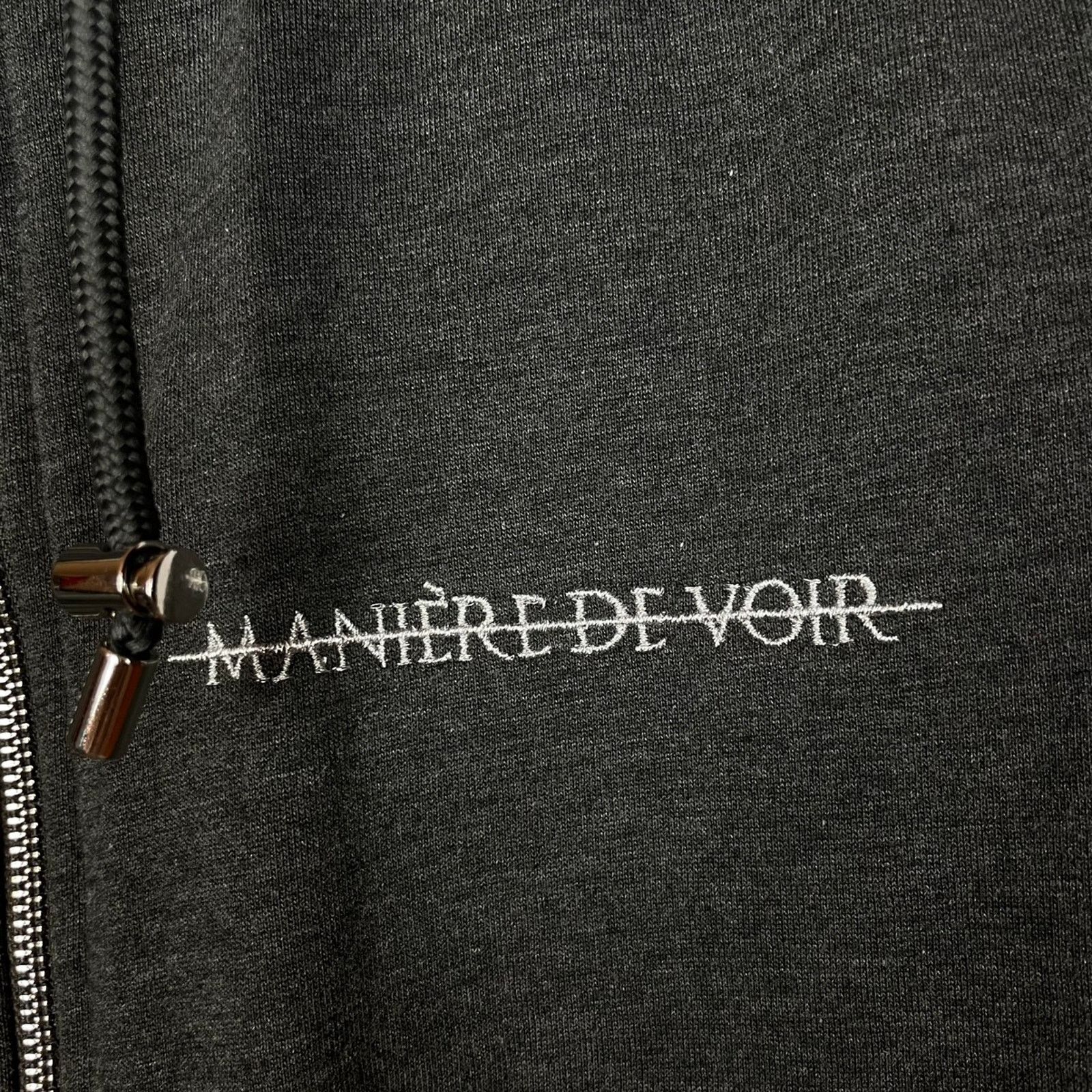 Maniere De Vior Maniere De Voir Classic Zip Hoodie with Small Embroided Logo Size US M / EU 48-50 / 2 - 2 Thumbnail