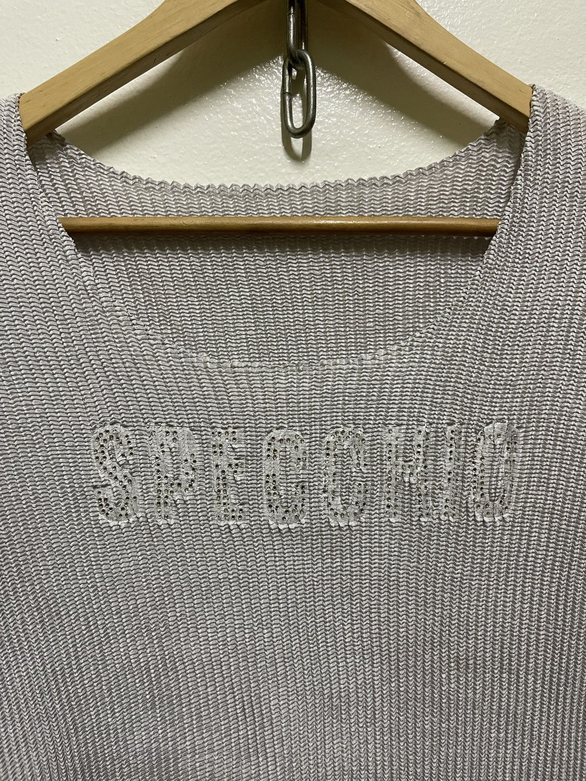 Japanese Brand Specchio Pleats T Shirt Size S / US 4 / IT 40 - 6 Thumbnail