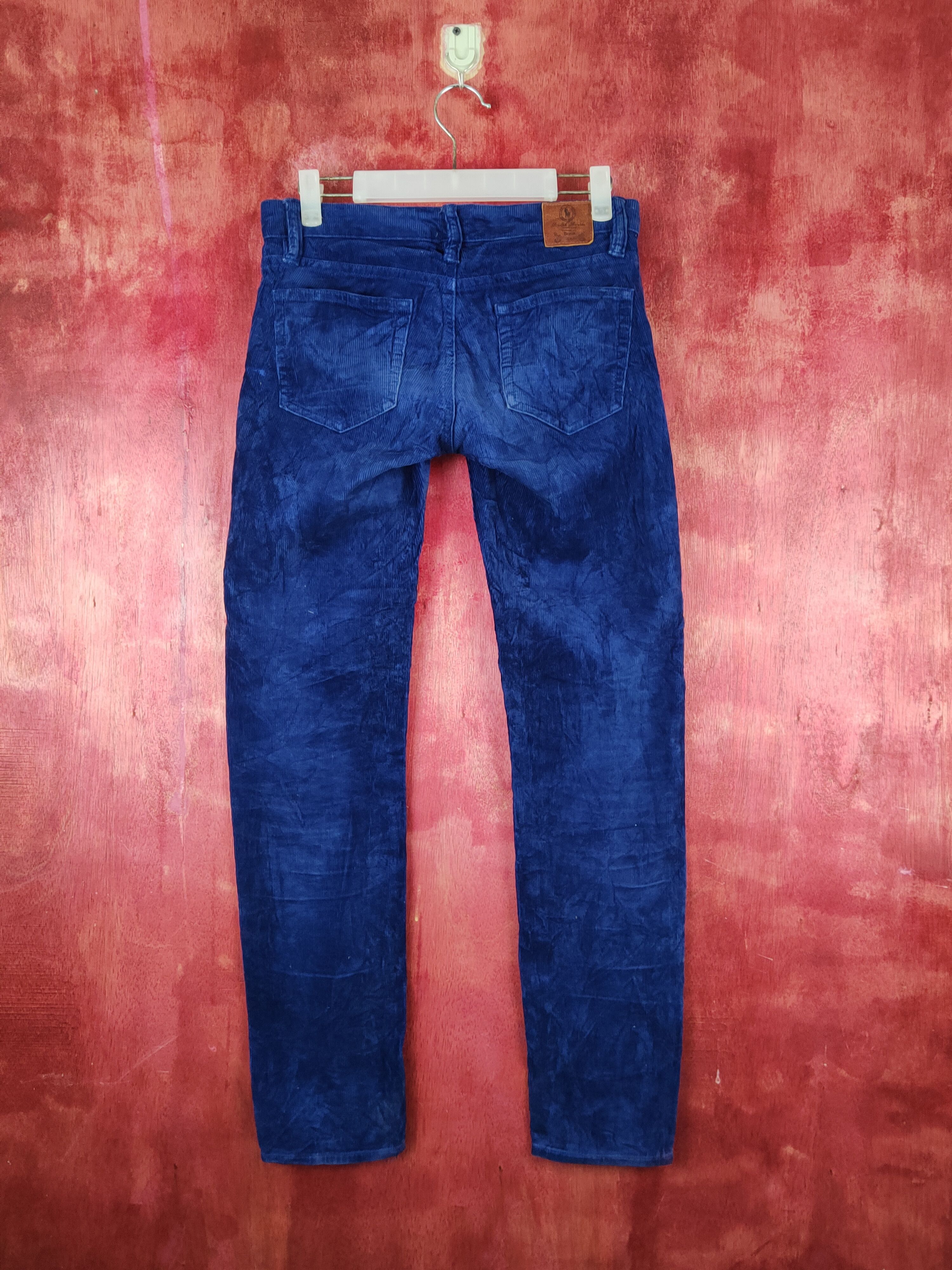 Japanese Brand Ralph Lauren Sport Blue streetwear Corduroy Pants #S1794 Size 25" / US 0 / IT 36 - 7 Thumbnail