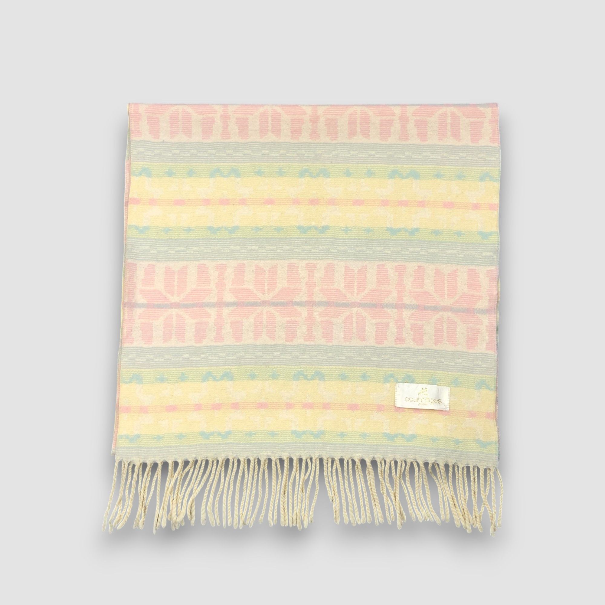 Courreges Vintage Courreges Scarf Muffler Christmas Wool Winter Size ONE SIZE - 2 Thumbnail