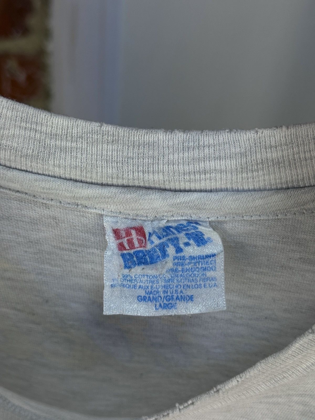 Breitling × Hanes × Vintage Breitling Swiss Chronographs Vintage Hanes T-Shirt Size US L / EU 52-54 / 3 - 19 Thumbnail