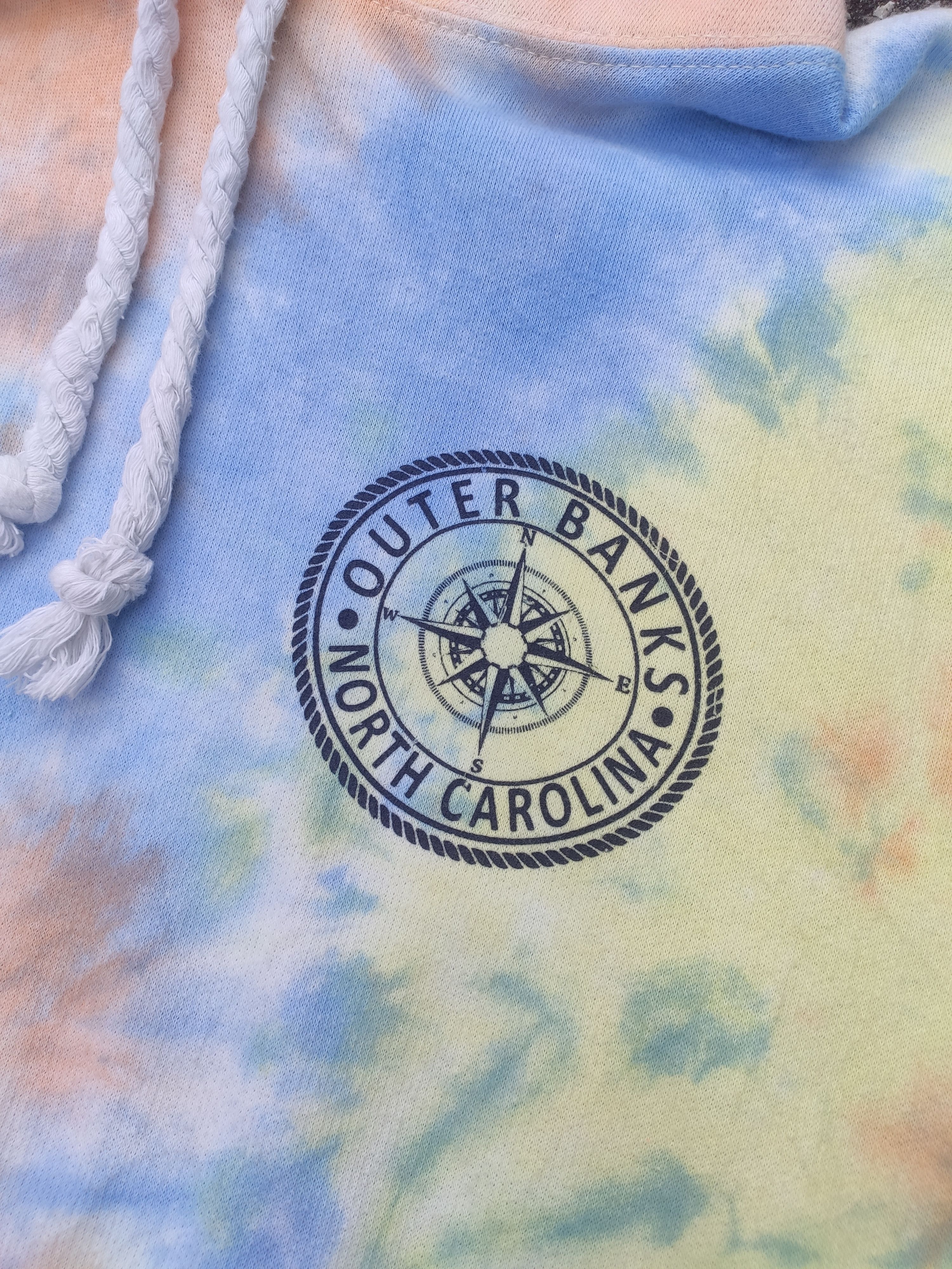 Japanese Brand Tie Dye Pullover Stone Island Logo Inspired Hoodie Size M / US 6-8 / IT 42-44 - 3 Thumbnail