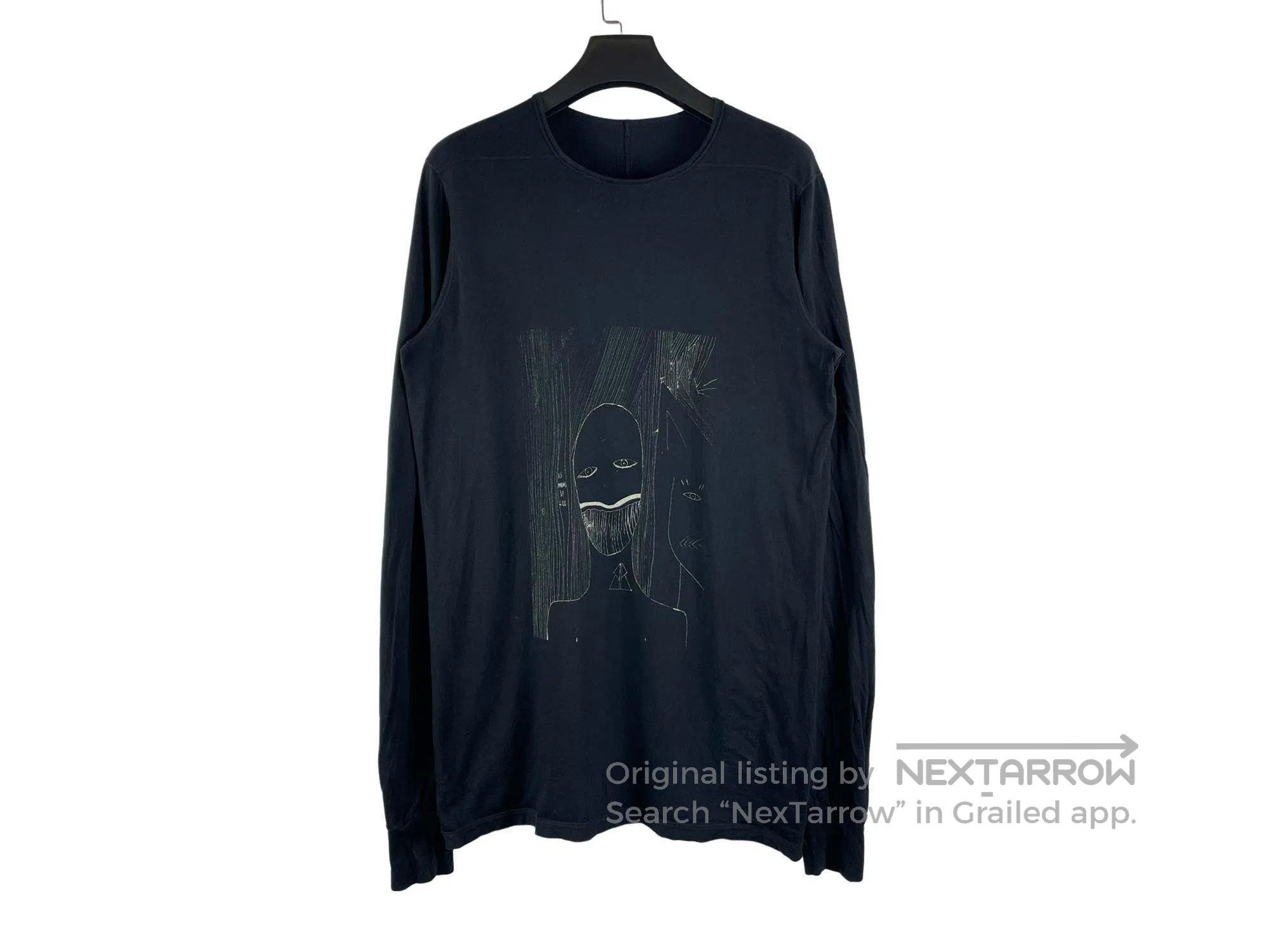 Rick Owens RICK OWENS Ghost Face Oversized Long Sleeve Size US L / EU 52-54 / 3 - 1 Thumbnail