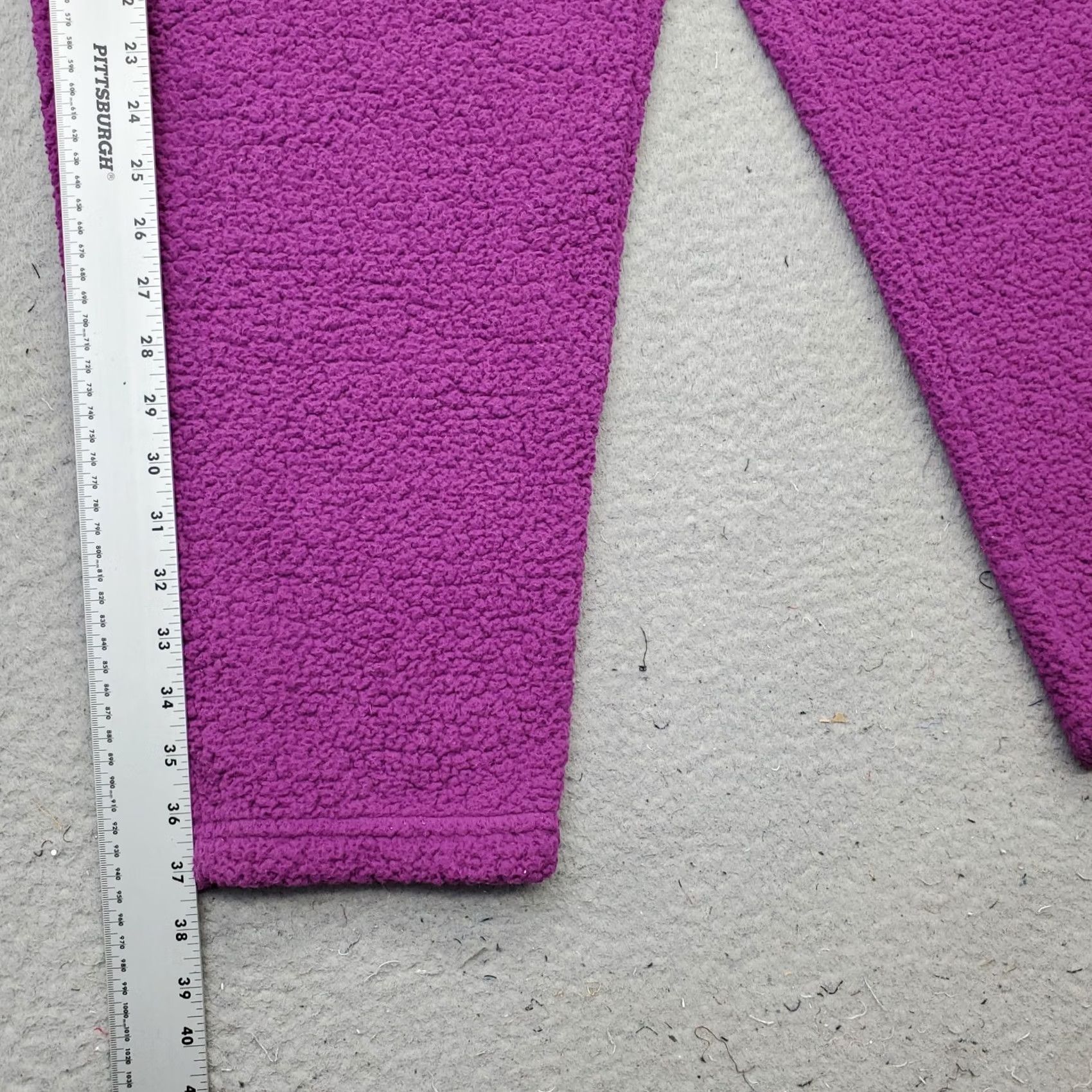 Nike Nike Sweatpants Womens L Purple Sherpa Fleece Therma-FIT Gym-Running Drawstring Size 36" / US 14 / IT 50 - 3 Thumbnail