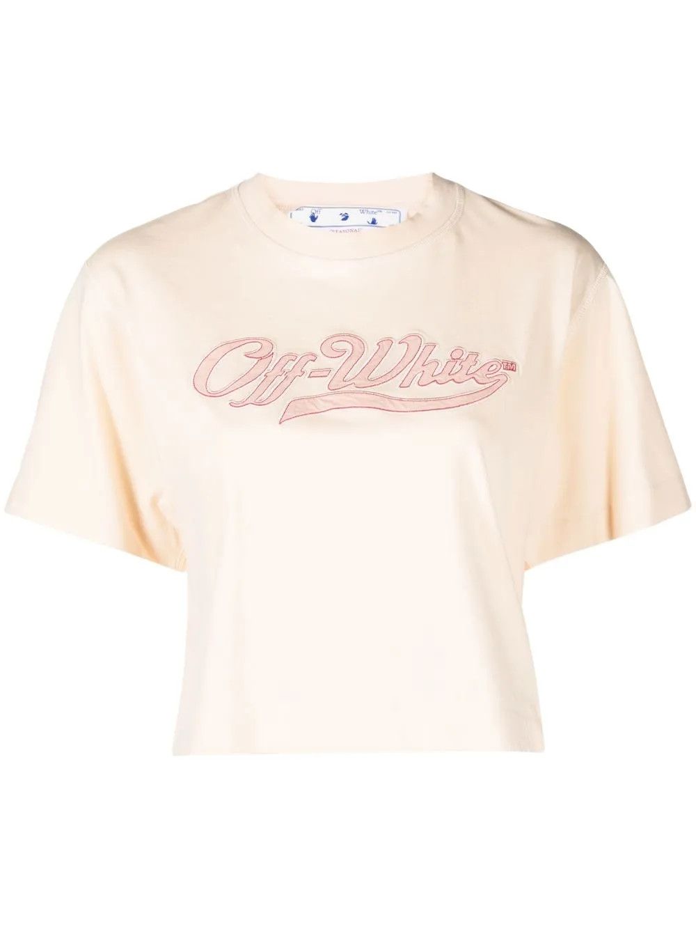 Off-White o1y1225 Crewneck T-Shirt in Light Pink Size XL / US 12-14 / IT 48-50 - 1 Thumbnail