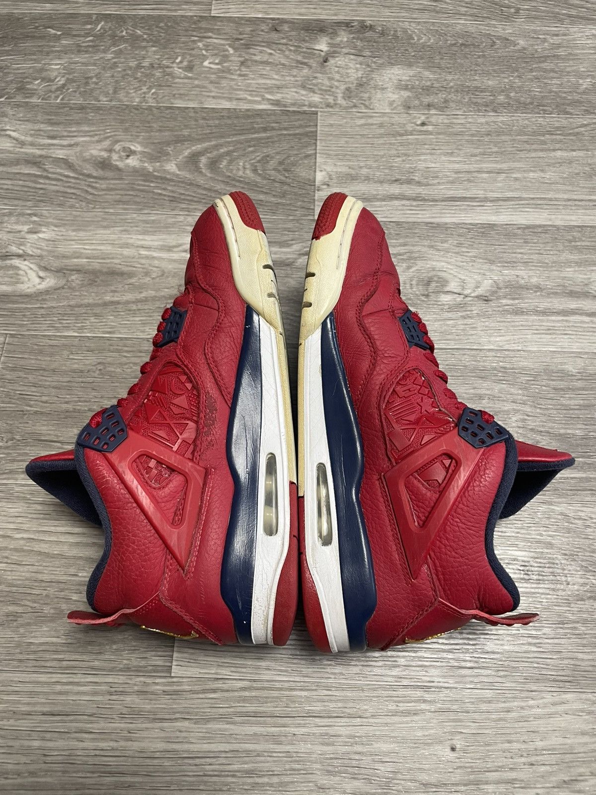 Nike Air Jordan 4 Retro FIBA Fire Red Sneakers OG Size 44.5