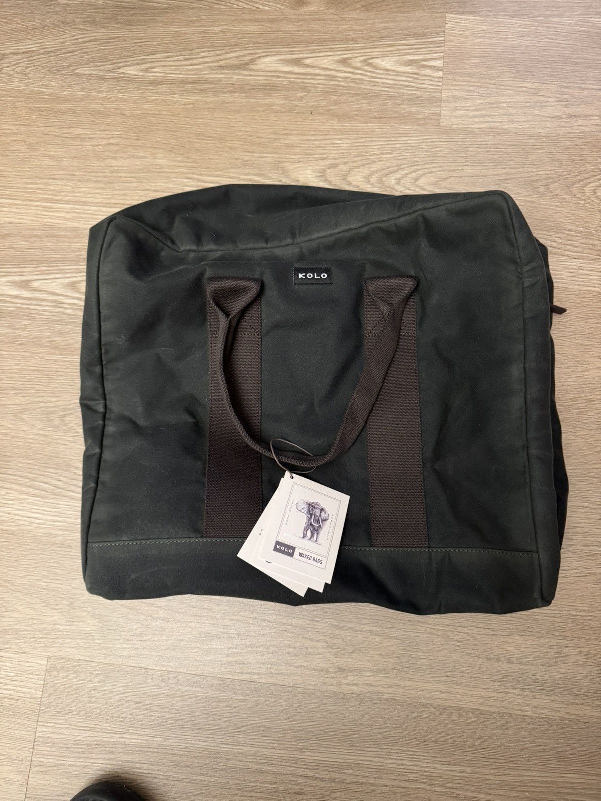 Other Kolo waxed canvas duffle bag Size ONE SIZE - 1 Thumbnail