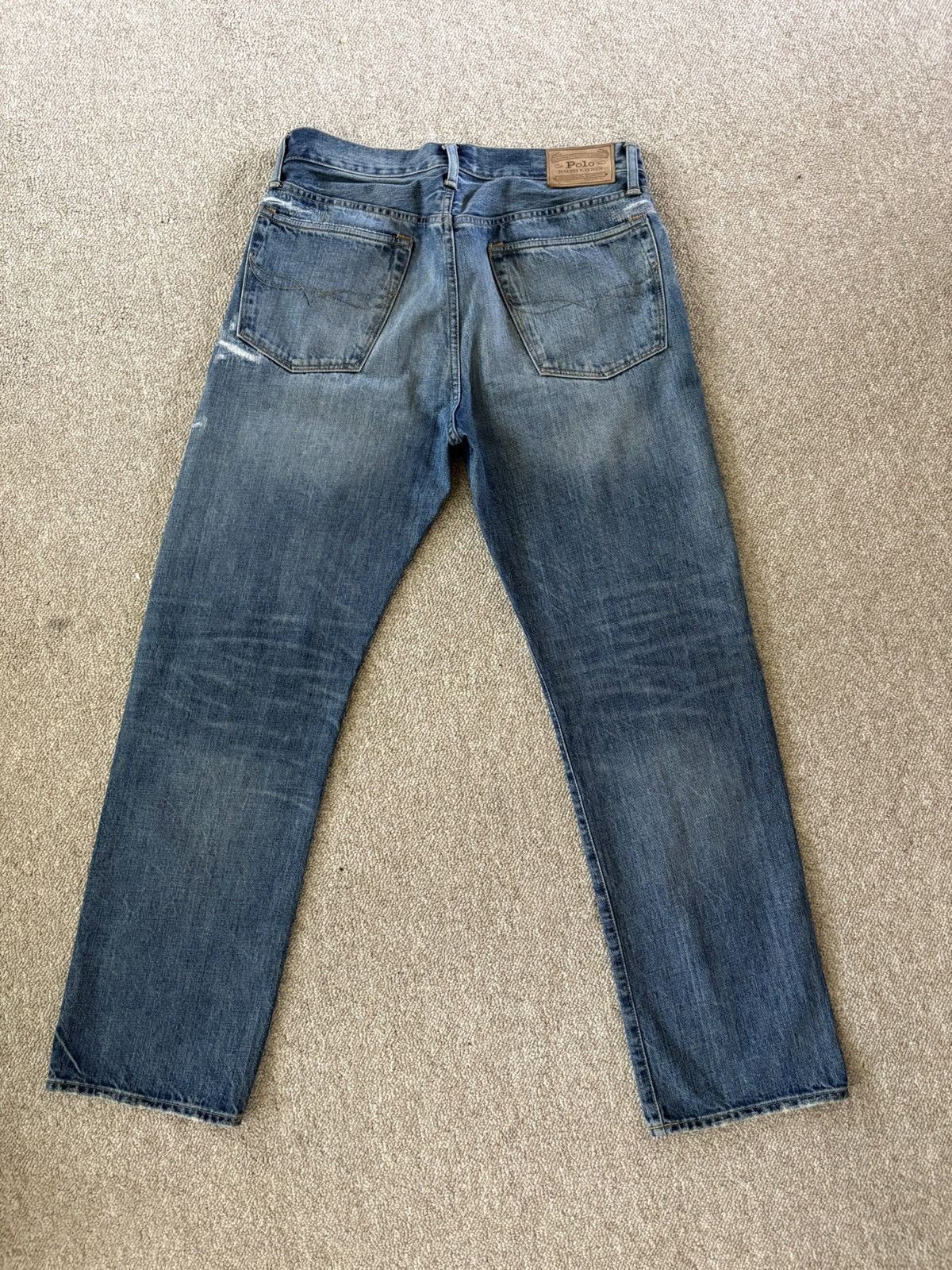 Polo Ralph Lauren Vintage classic fit distressed patch jeans Size US 30 / EU 46 - 5 Thumbnail