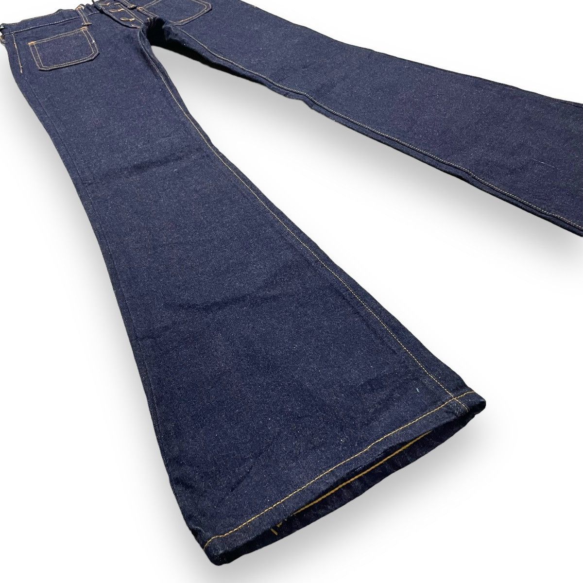 Hysteric Glamour 🇯🇵 VINTAGE SAVAGE GEORGE CUSTER & CO BELL BOTTOM FLARE JEANS Size 26" / US 2 / IT 38 - 3 Thumbnail