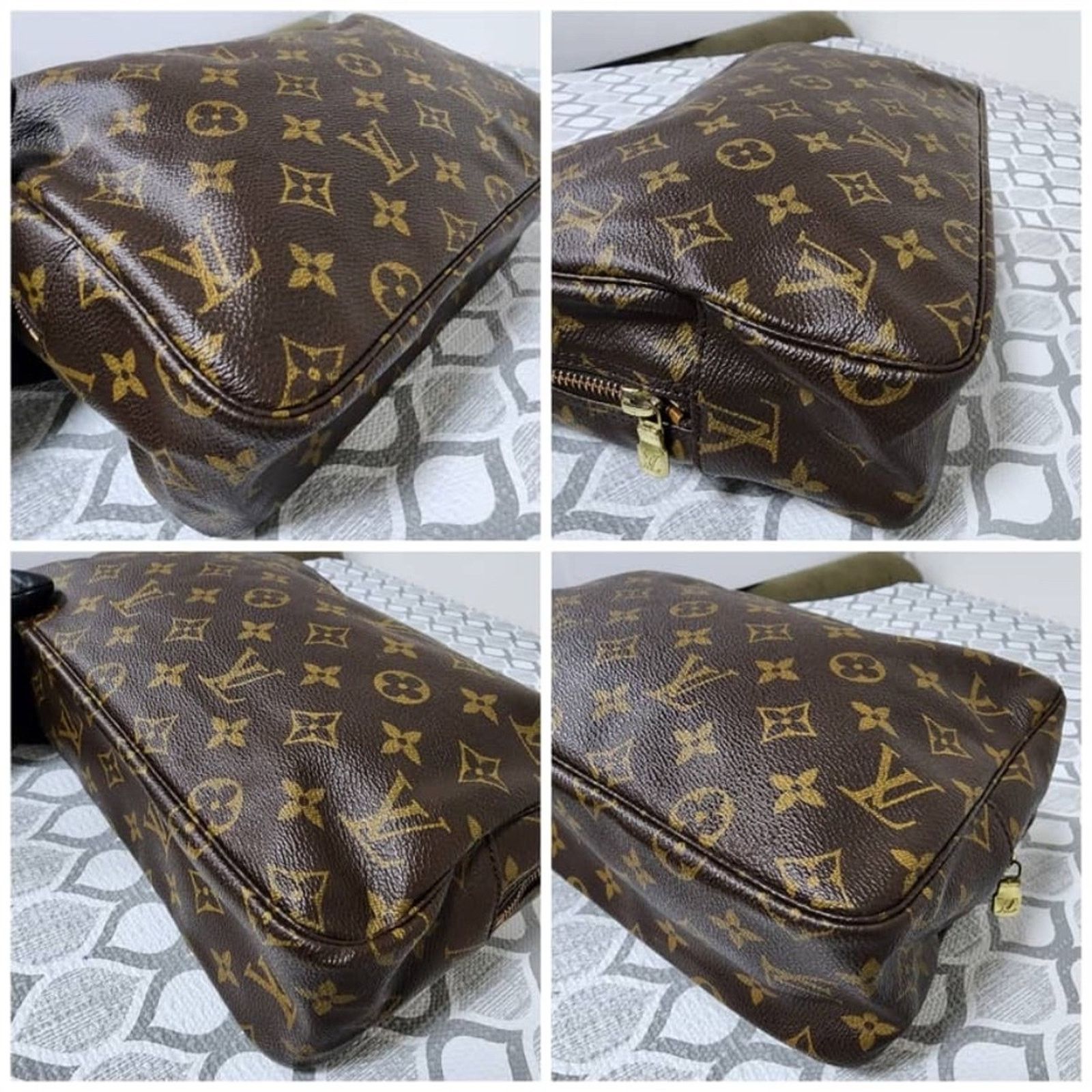 Louis Vuitton LOUIS VUITTON Monogram Canvas Trousse Toilette 28 Clutch Brw Size ONE SIZE - 9 Thumbnail