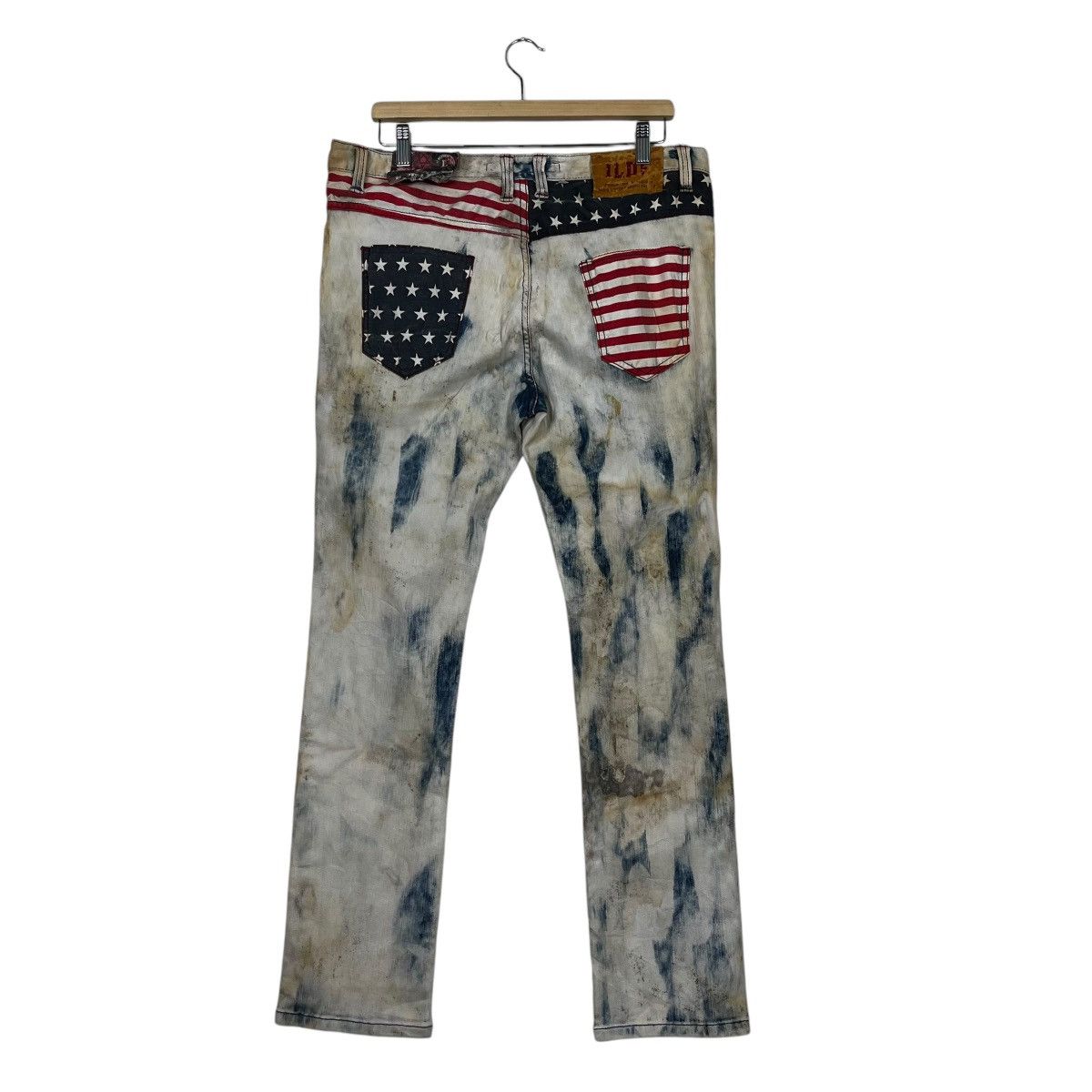 Jean Vintage ILDF Punk Distressed Motive Denim Size US 34 / EU 50 - 7 Thumbnail