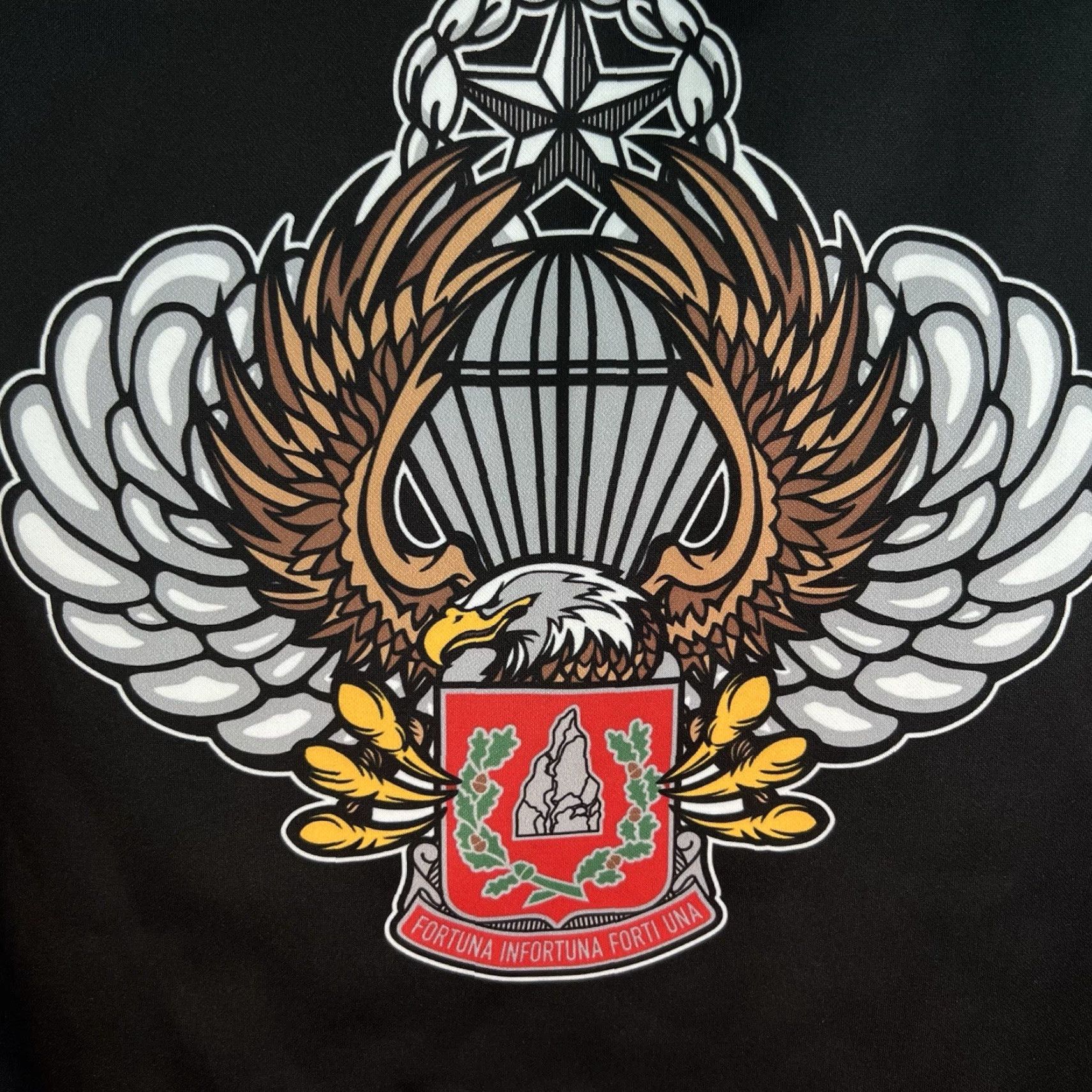 Vintage USA Special Ops 37Th BEB Engineering Hooded Sweatshirt Men’s Size L Black Poly Size US L / EU 52-54 / 3 - 7 Thumbnail