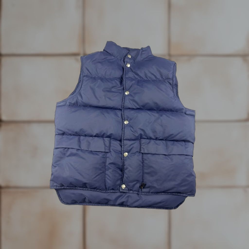 Vintage VINTAGE Woolrich Vest Men’s S Blue Down 90s Hiking Nylon Button Snap Short Puffer Jacket Base Title Size US S / EU 44-46 / 1 - 1 Thumbnail