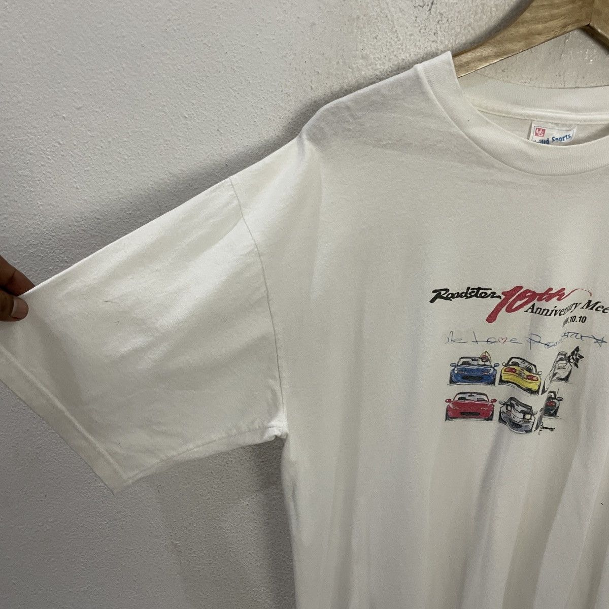 Japanese Brand Vintage 90s Roadstar Racing Japan T-shirt Size US L / EU 52-54 / 3 - 2 Thumbnail
