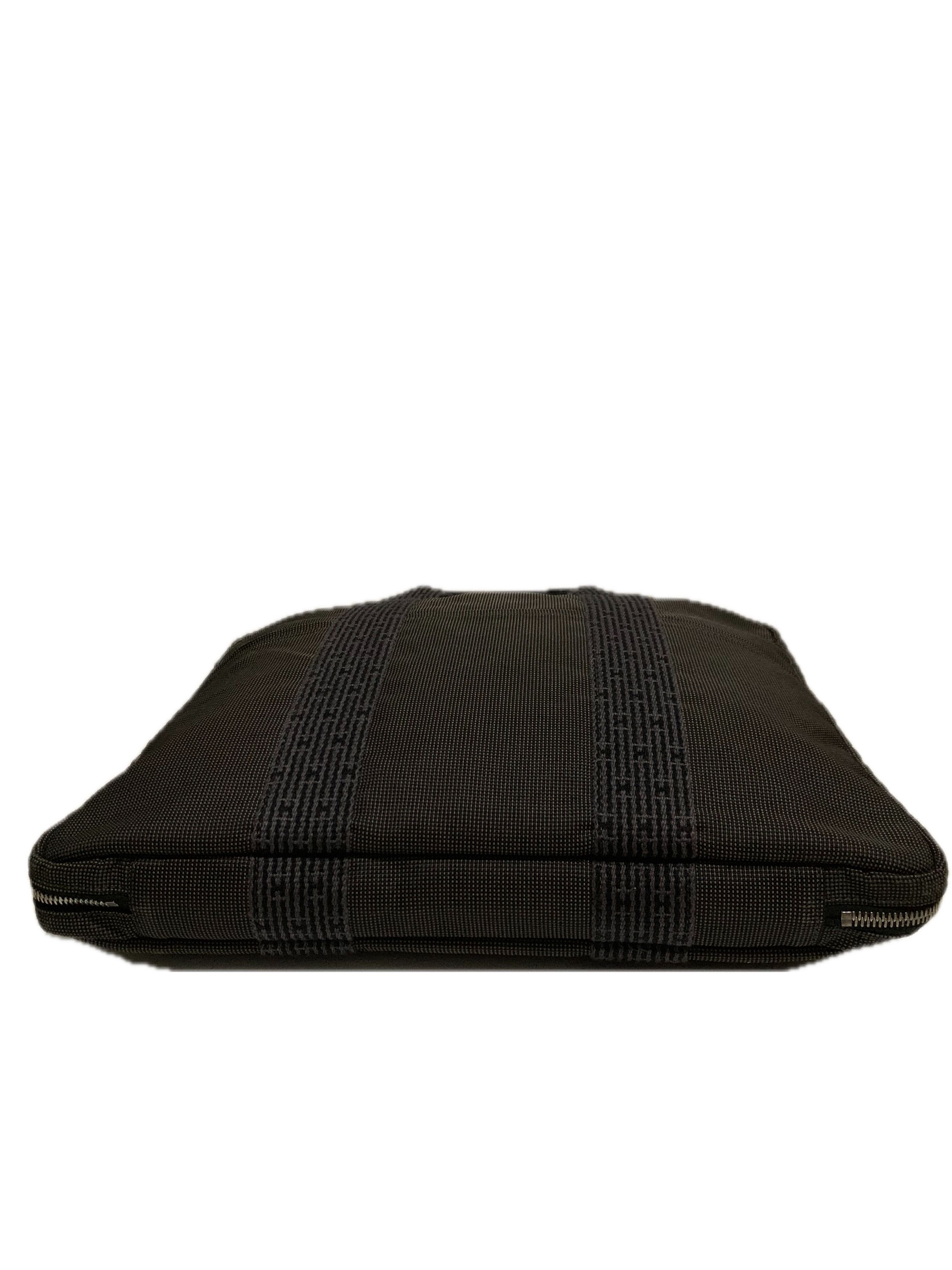 Hermes Hermes Hermes Nylon Canvas Herline Briefcase Business Bag Size ONE SIZE - 8 Thumbnail
