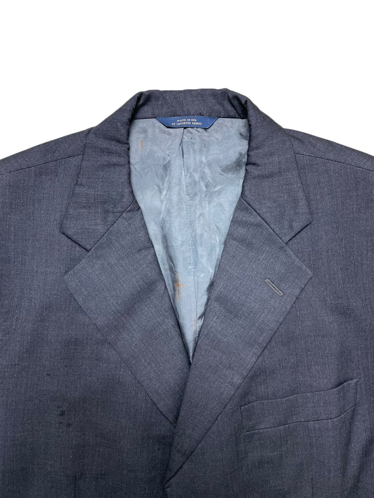 Brooks Brothers Vintage Distressed Brooks Brothers Blazer Thrashed Faded USA Size 42R - 3 Thumbnail
