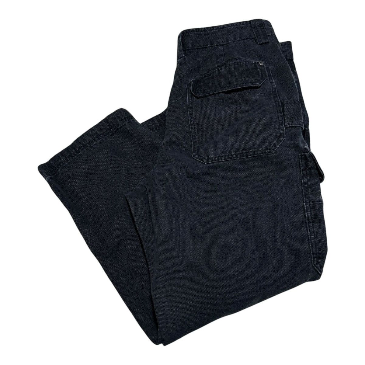 Duluth Trading Company Duluth Trading Company Black Cargo Cotton Pants Men’s 38x30 Size US 38 / EU 54 - 1 Thumbnail